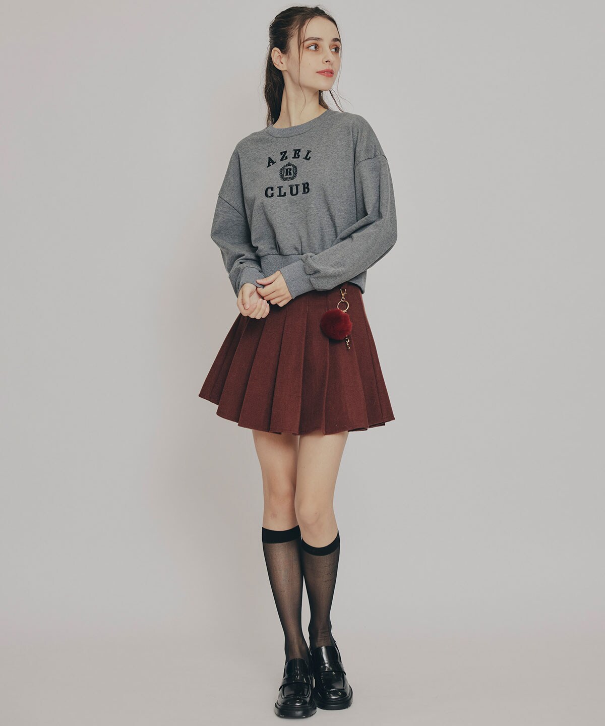 アゼルクラブカレッジロゴスウェットプルオーバー