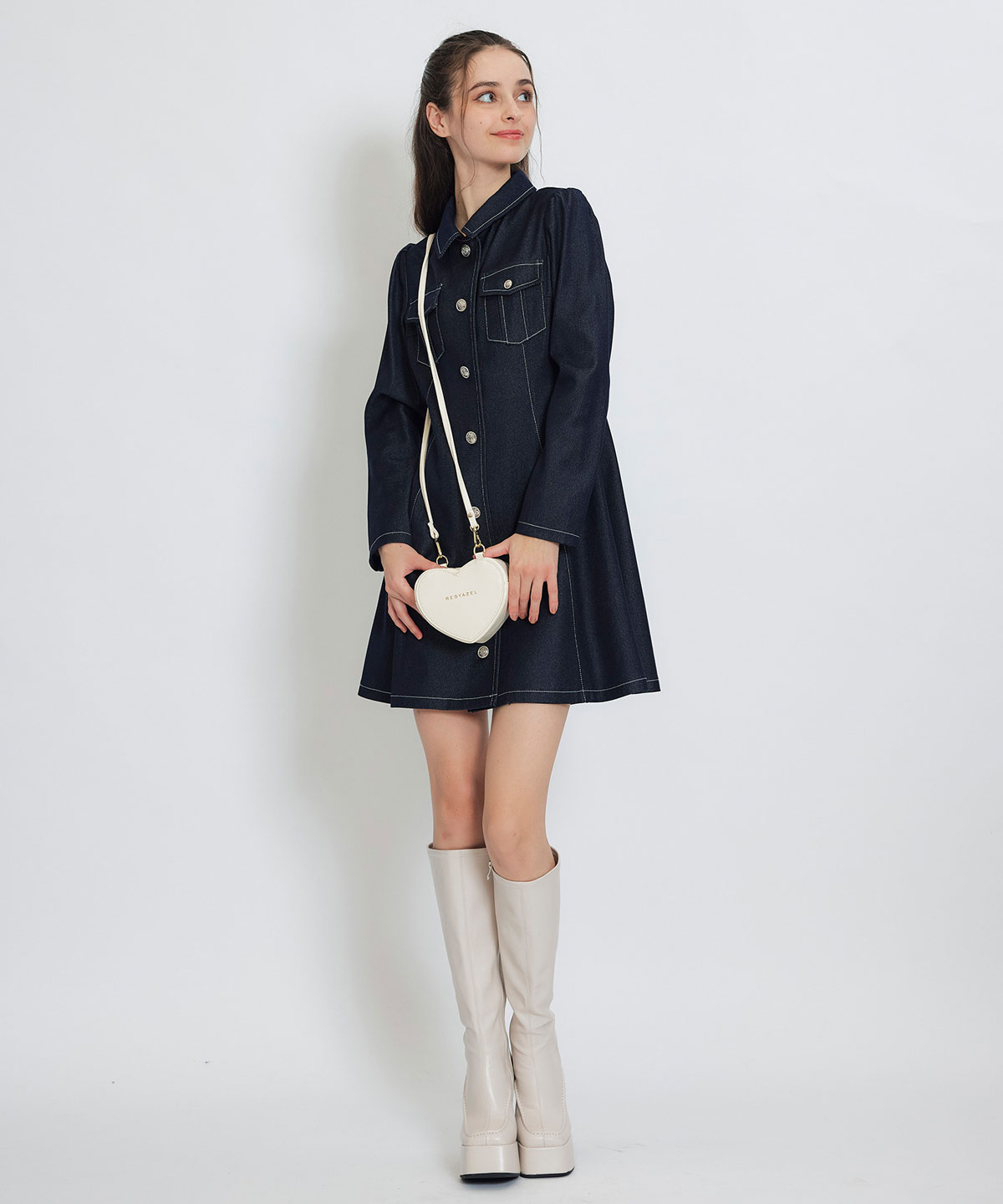 Love Me Heart モチーフ2WAYミニショルダーバッグ