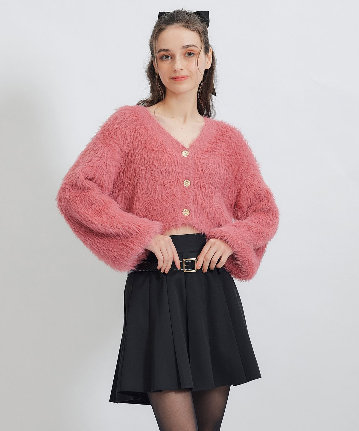 ローベルトインナーパンツプリーツミニスカート