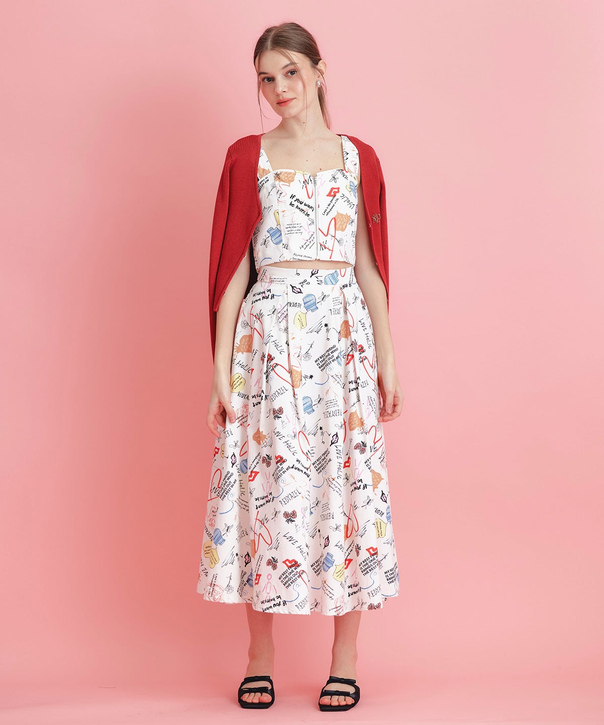 【LoveArt Series】LoveArt ロングフレアスカート