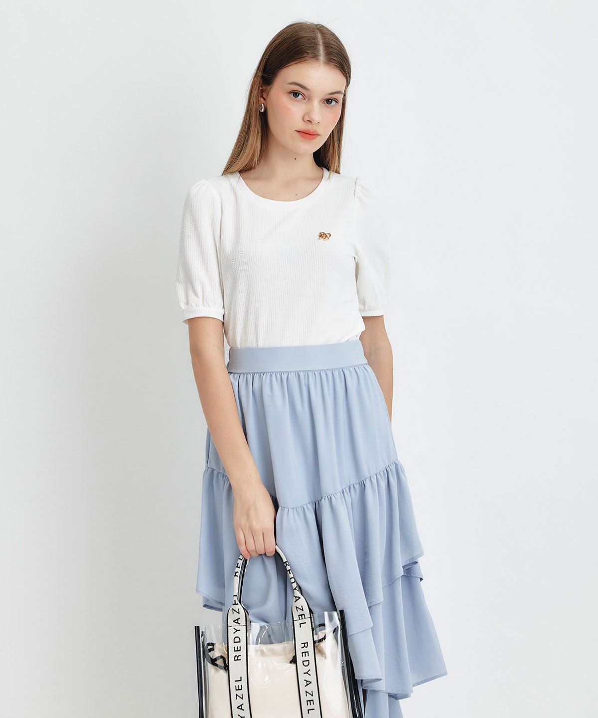 ジャガードカットロゴプルオーバー