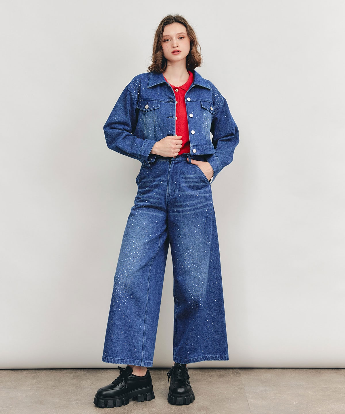 【Sparkle Denim Series】スパークルデニムジャケット