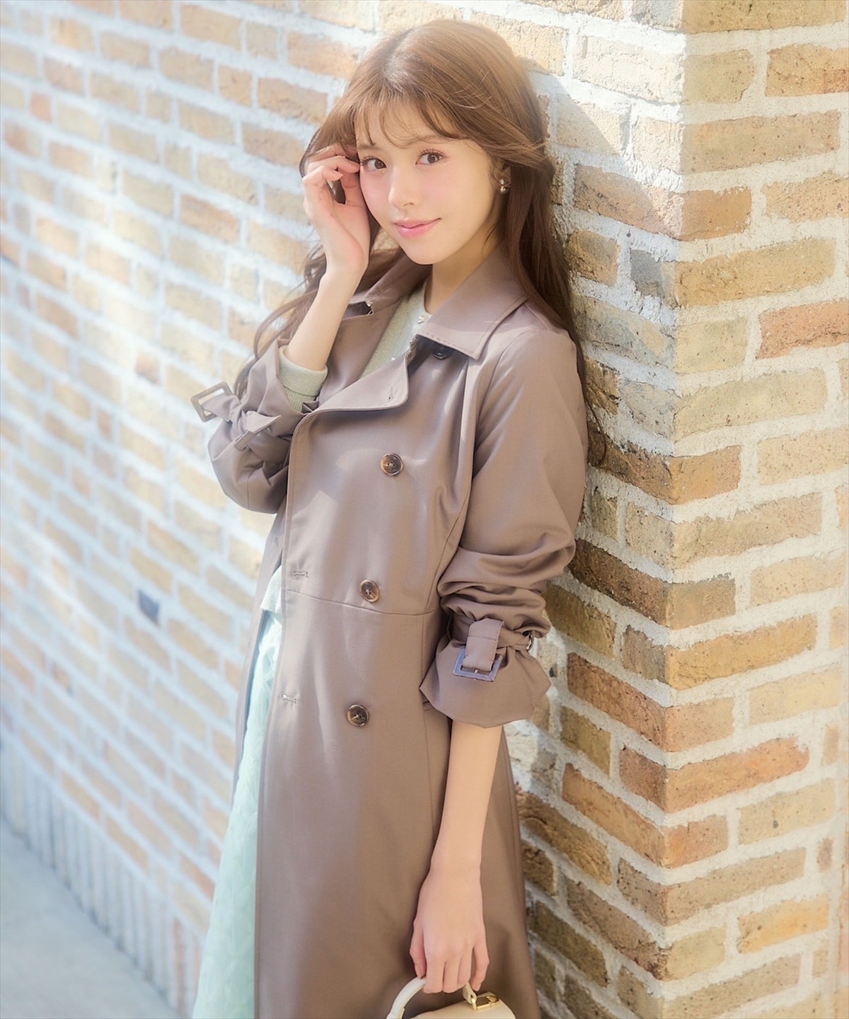 NEWベーシック美シルエットトレンチコート