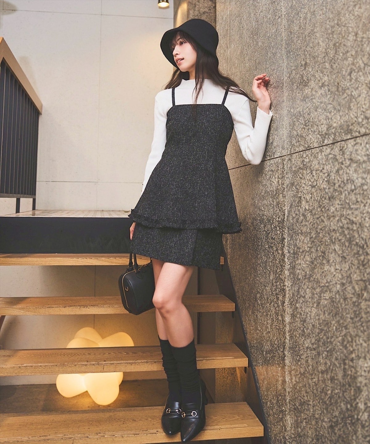 ツイードミニスカート