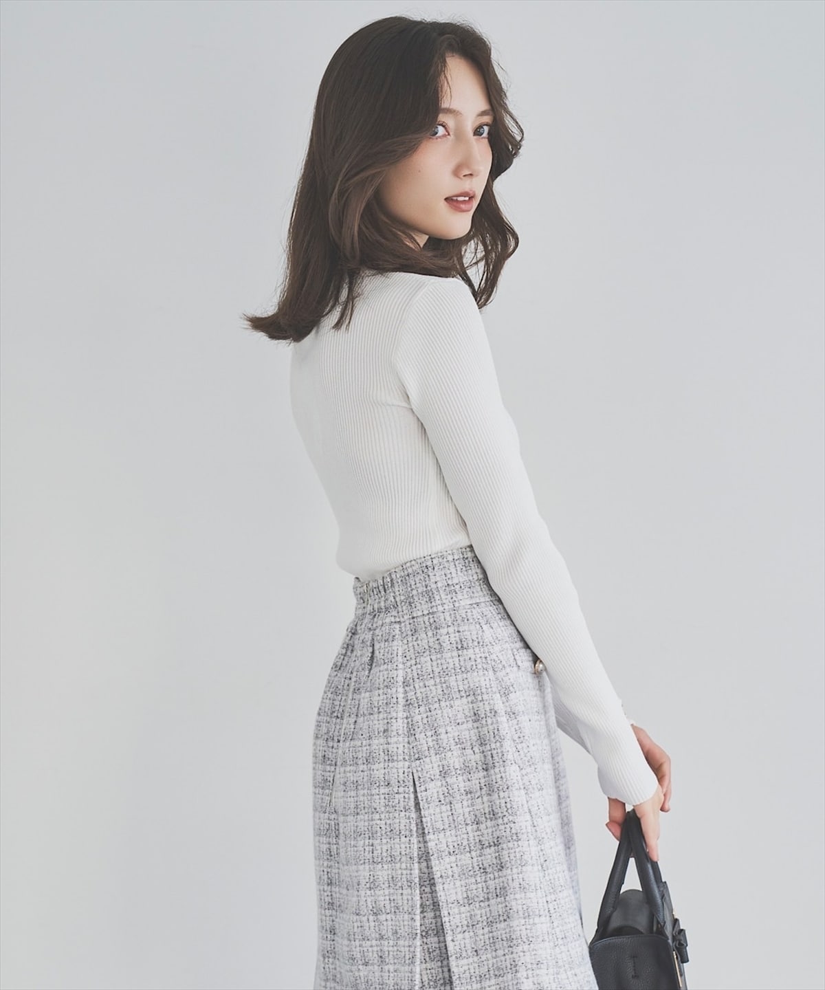 【11/21(Fri)発売】ツイードタックミニスカート