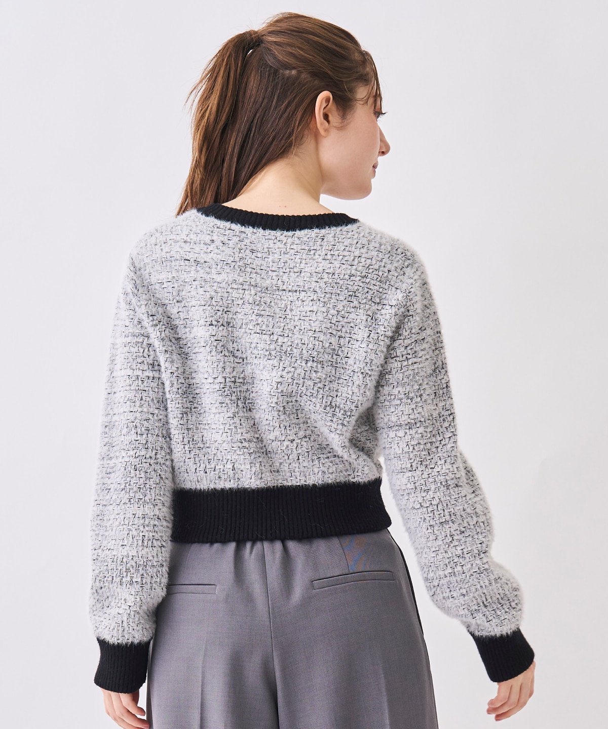 【12/5(Fri)発売開始】フェザーツイードニットジャケット