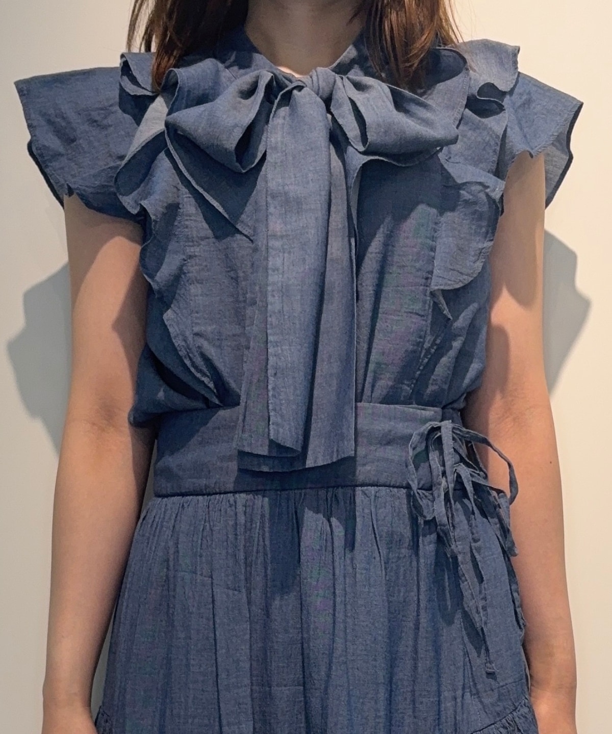 【4/24(Fri)発売】シアーデニムブラウス