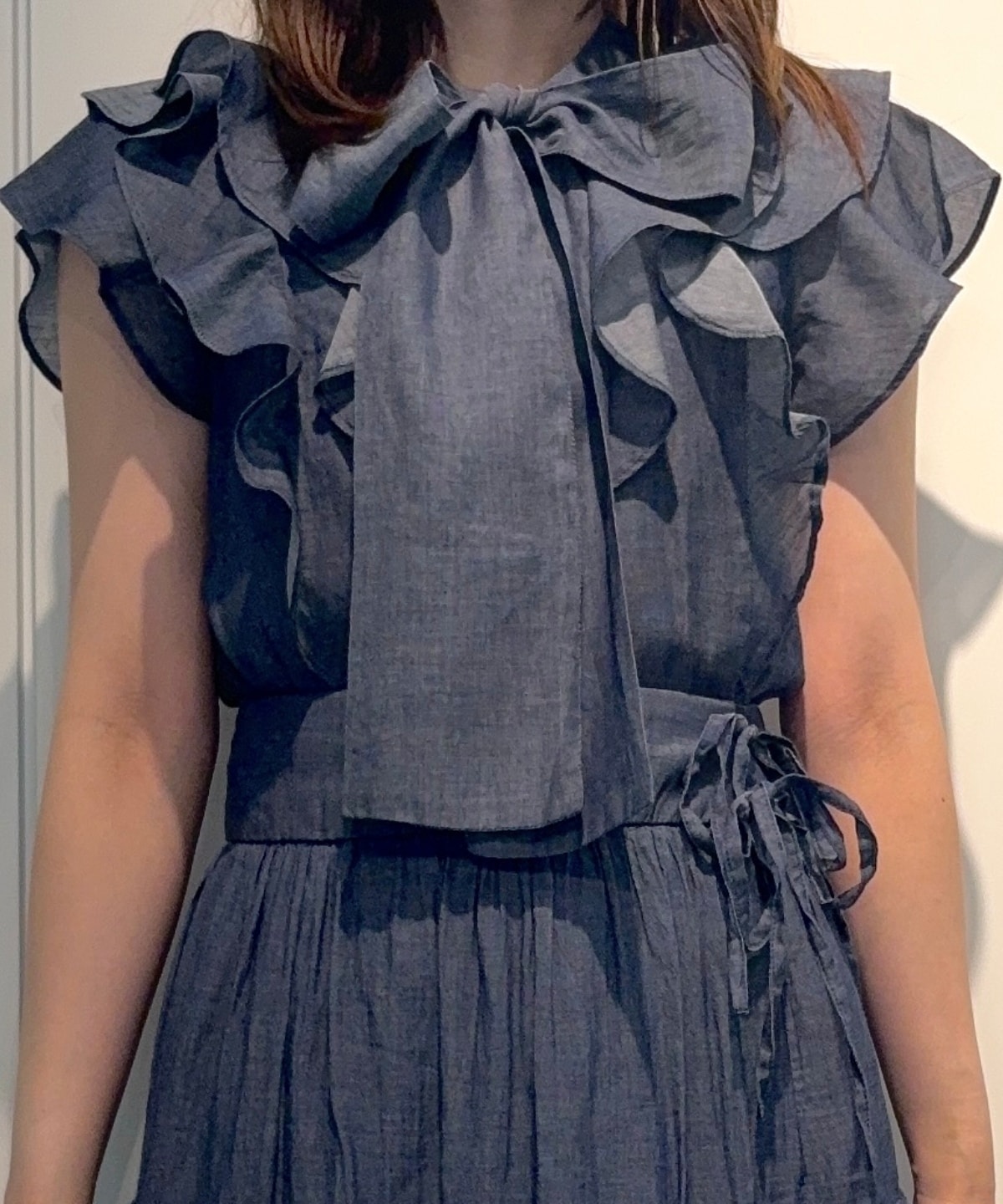 【4/24(Fri)発売】シアーデニムブラウス