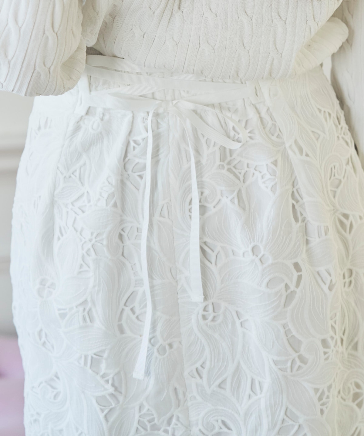 【3/6(Fri)発売】カットレースタイトスカート