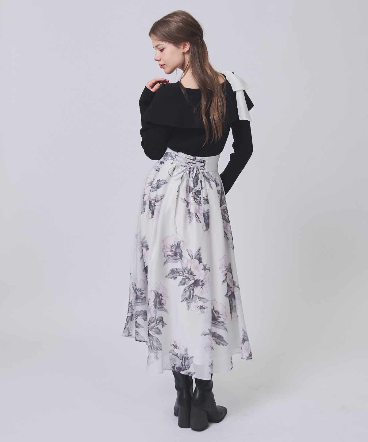 【2/27(Fri)発売】BIGフラワープリントスカート