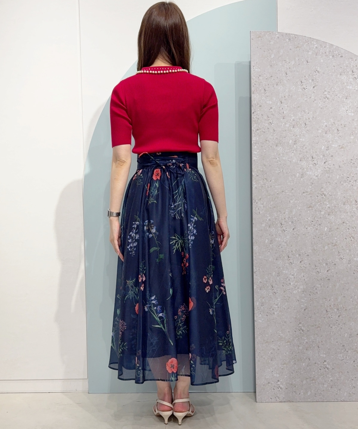 【3/19(Thu)発売】シアーボタニカルフラワースカート