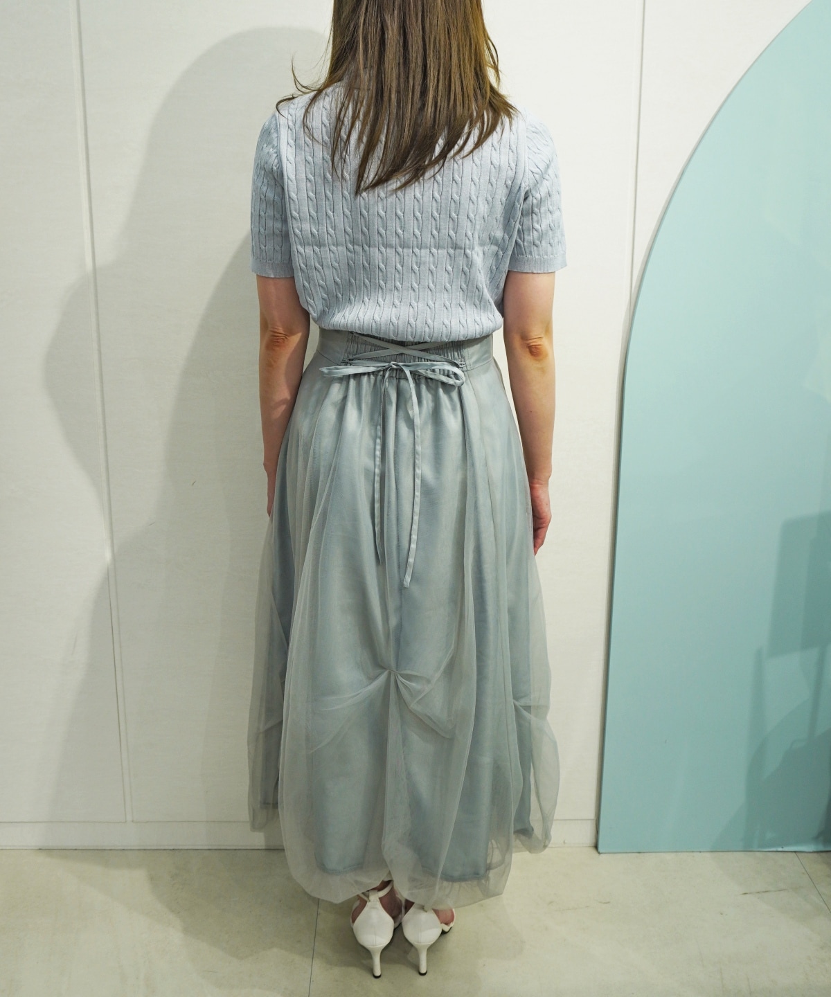 【4/17(Fri)予約開始】リボンタックバルーンチュールスカート