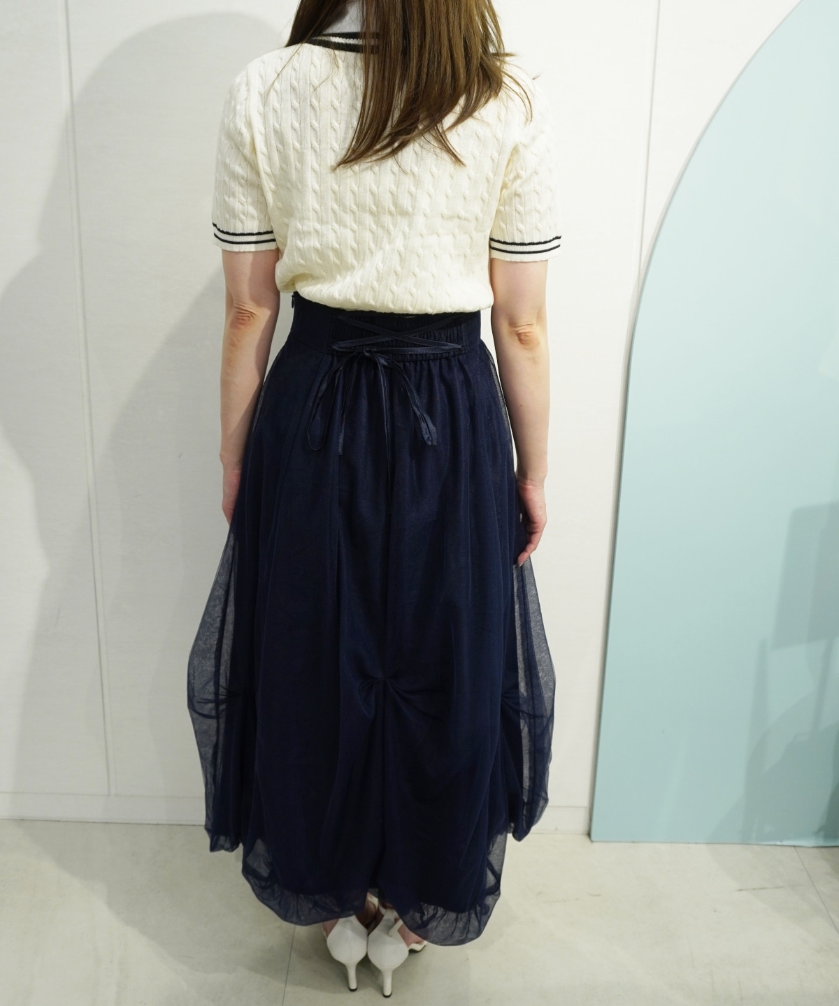 【4/17(Fri)予約開始】リボンタックバルーンチュールスカート