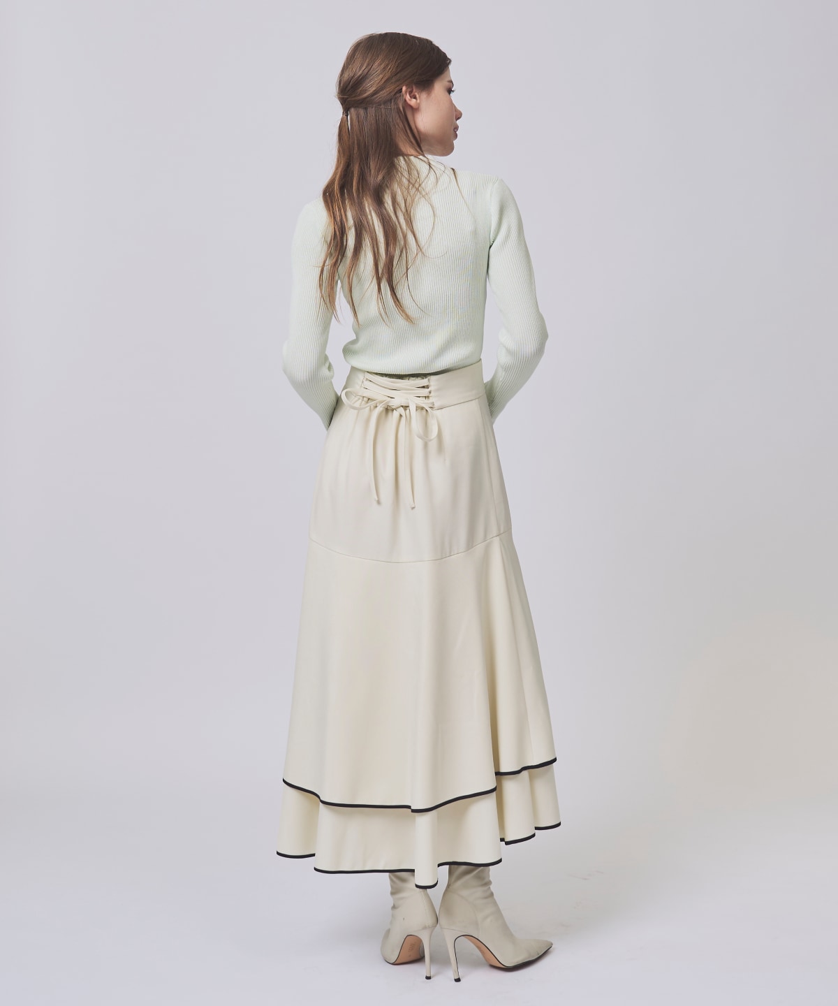 【1/23(Fri)発売】パイピングティアードマーメイドスカート