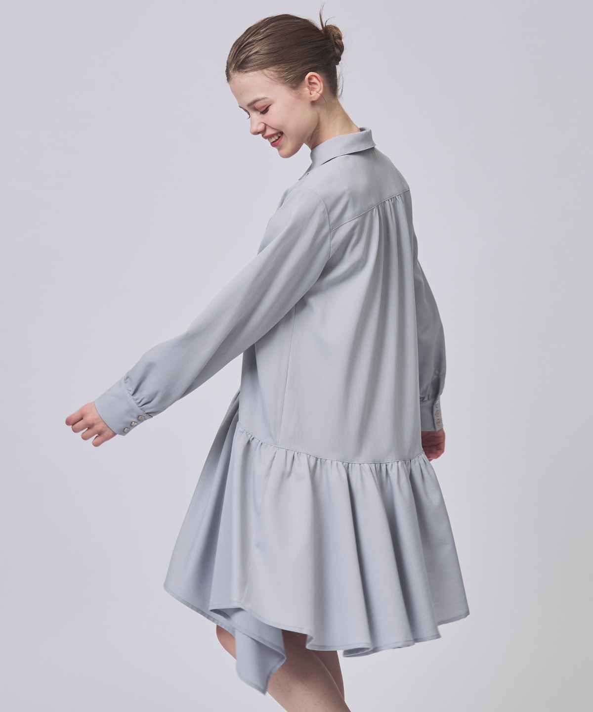 【2/20(Fri)発売】イレヘムフリルシャツワンピース