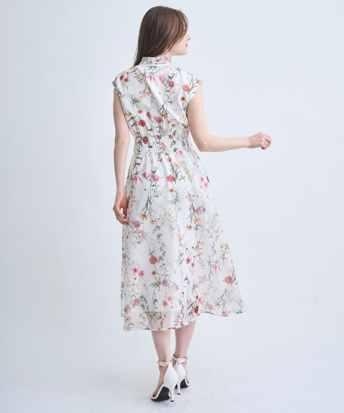 【3/19(Thu)予約開始】シアーグリーンフラワーワンピース