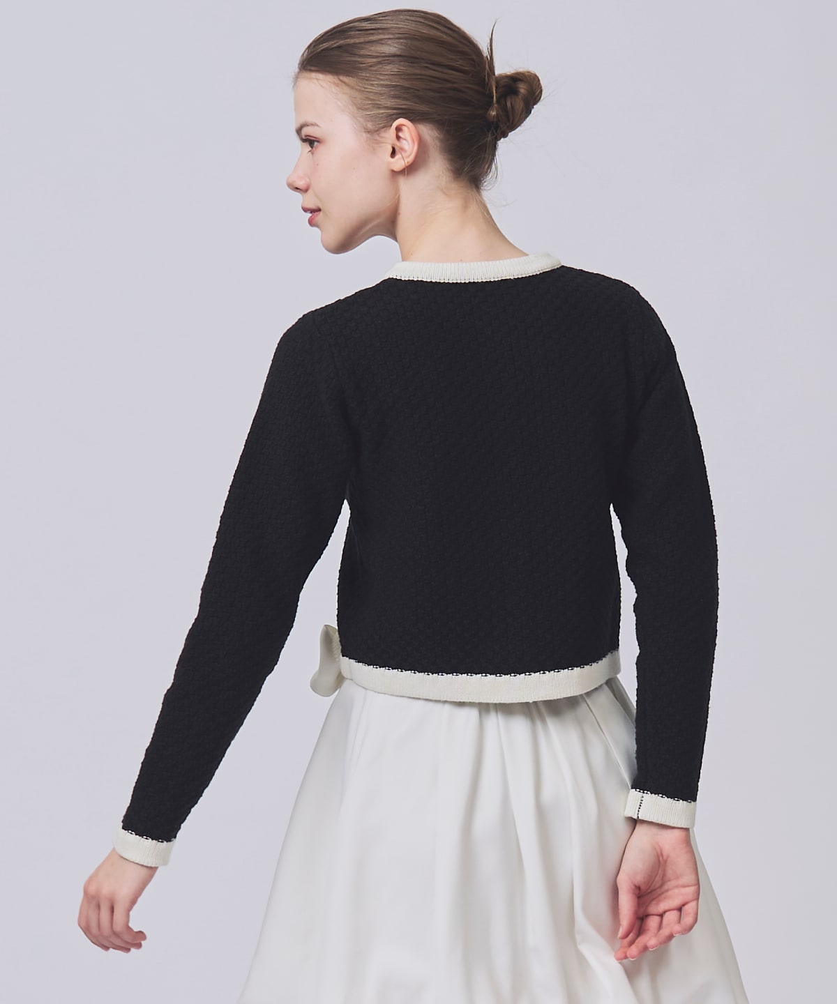 【2/21(Sat)発売】配色ニットジャケット