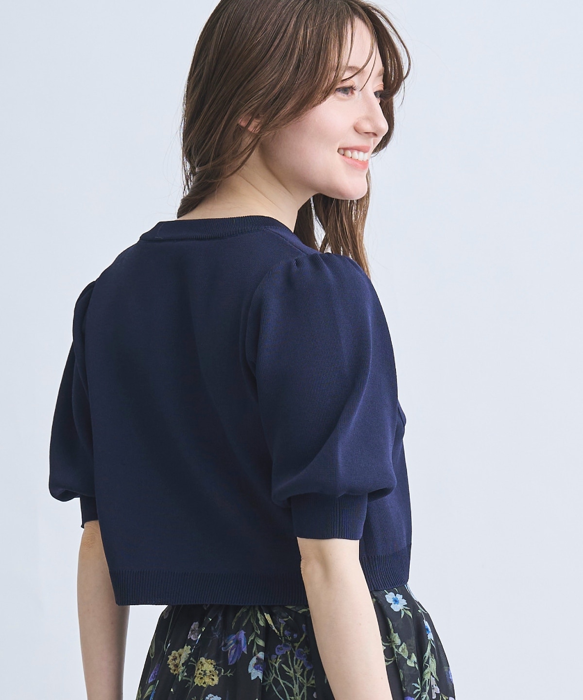 【4/10(Fri)発売】パフスリーブニットカーデプルオーバー