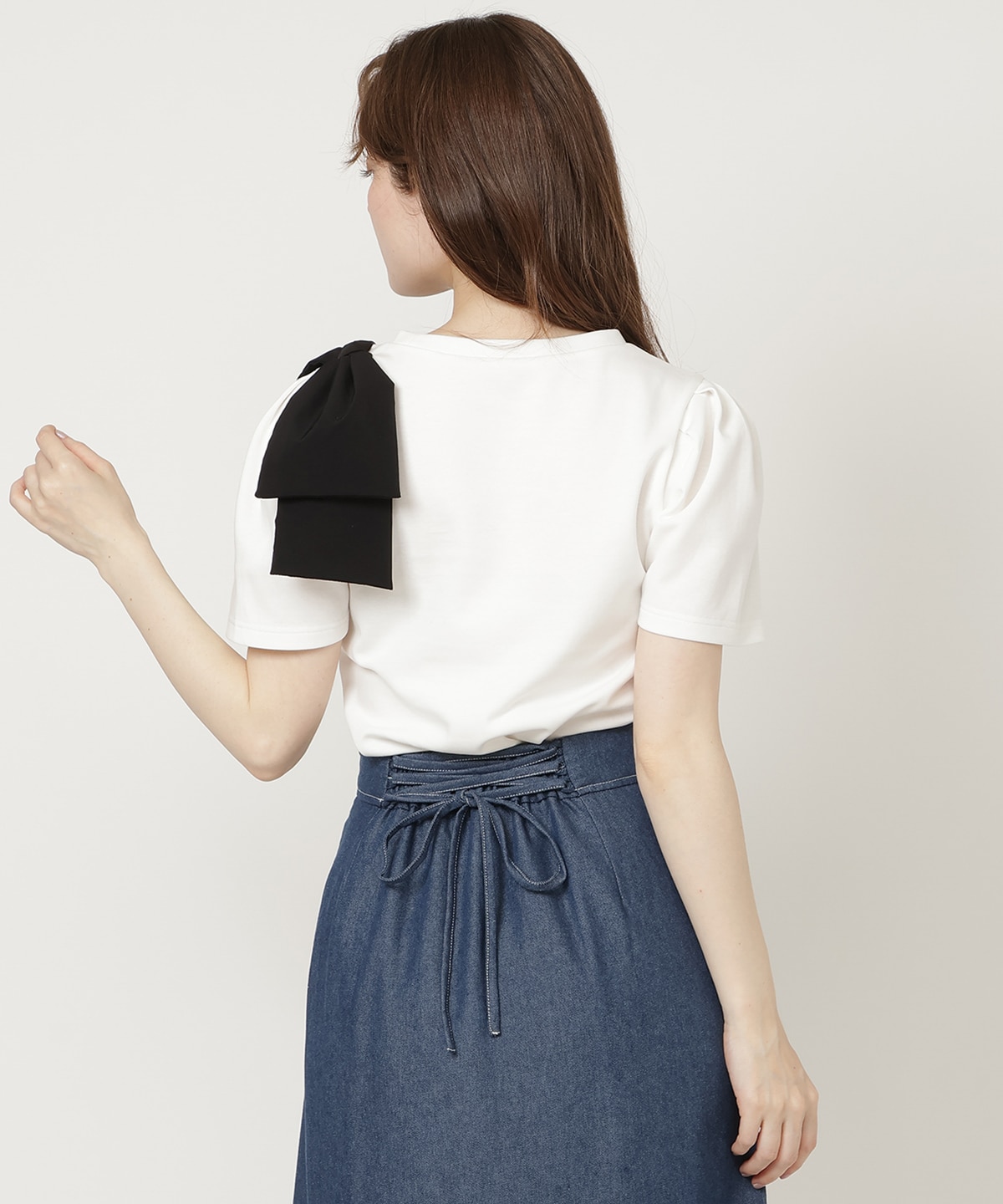 【5/8(Fri)発売】ショルダーリボンカットソー