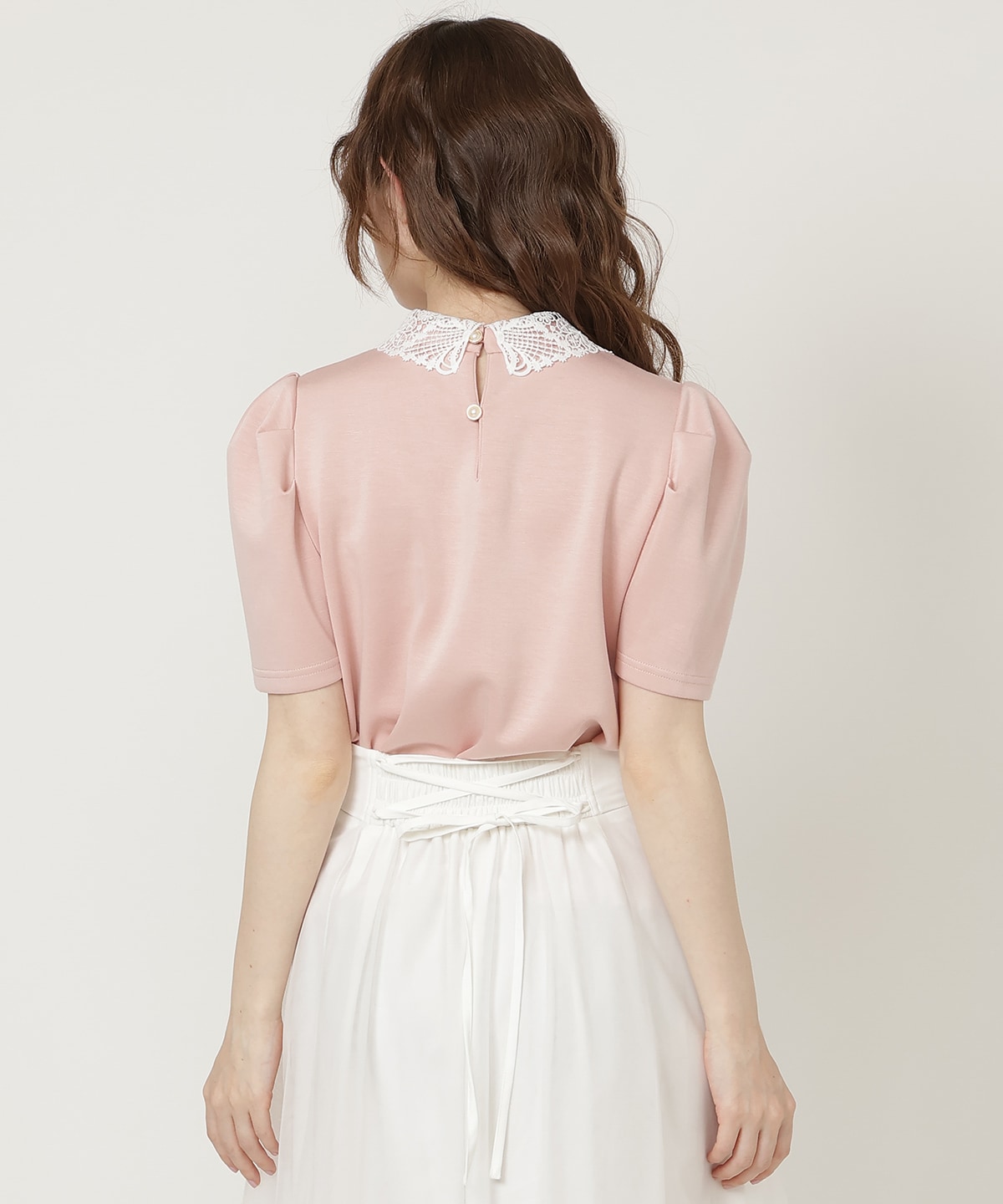 【5/1(Fri)発売】レースカラータックスリーブトップス