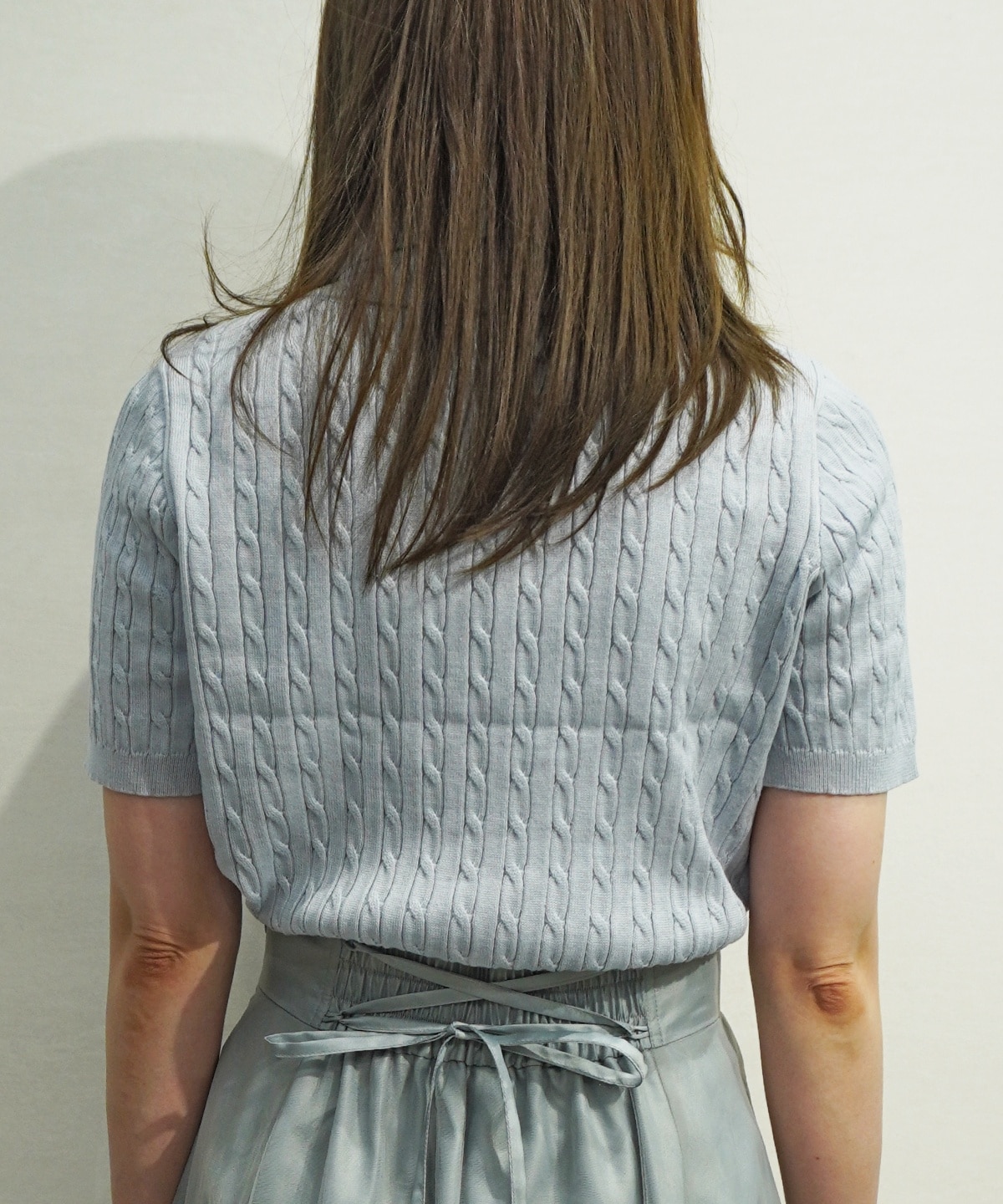 【4/17(Fri)予約開始】ケーブルジレレイヤードニットプルオーバー