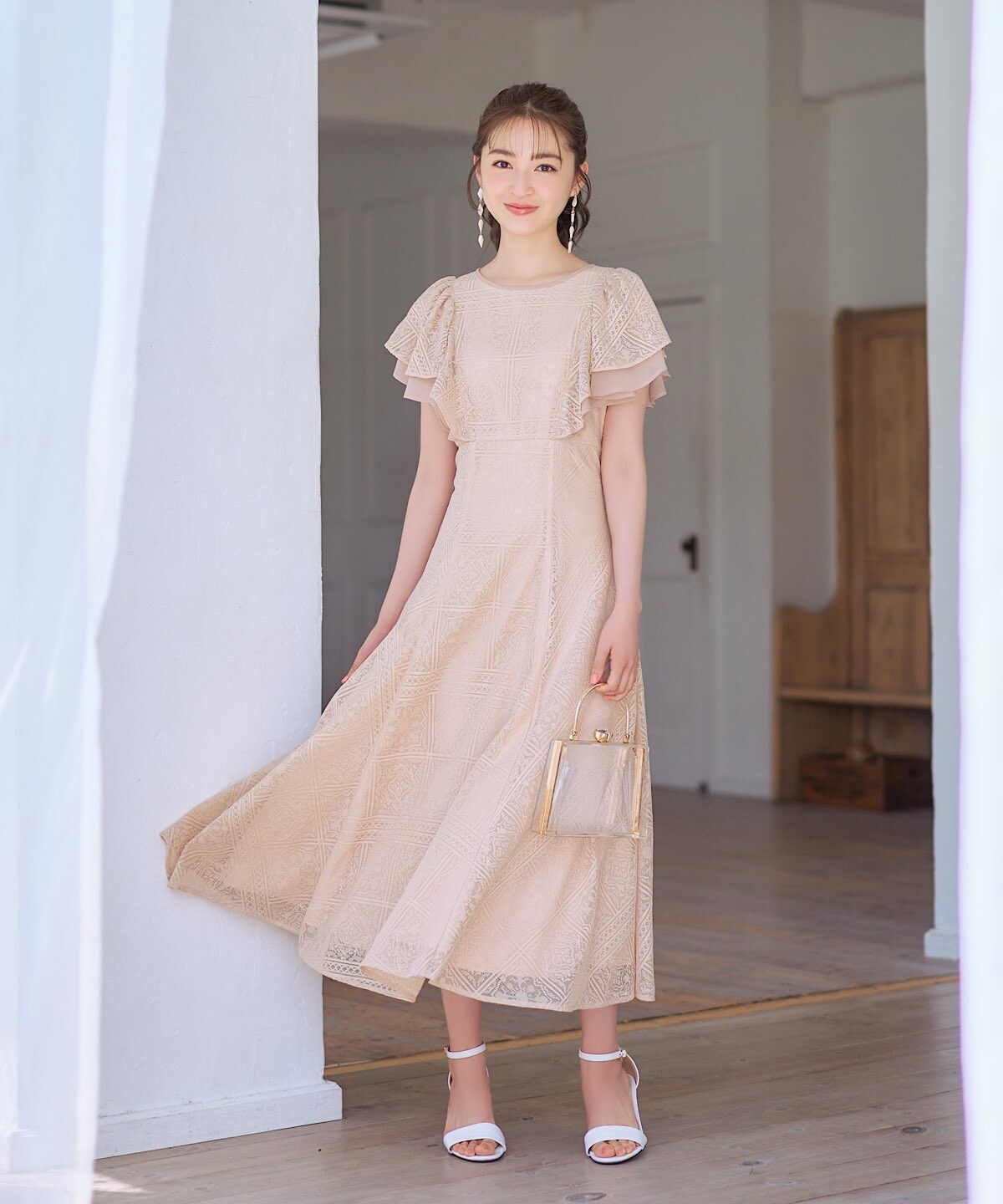 クラフト風レースワンピース(M オレンジ): WILLSELECTION｜公式  