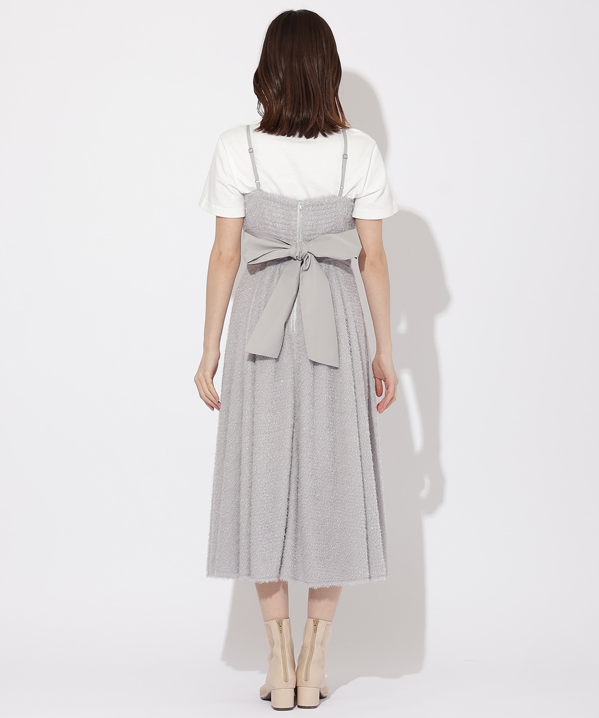 フリンジキャミワンピース