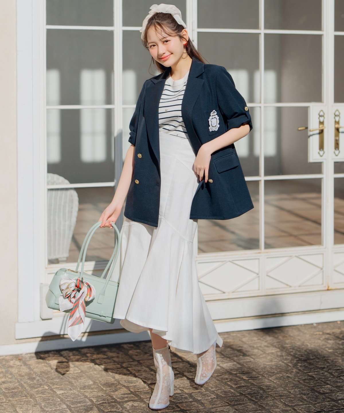 アシメヘムフィッシュテールスカート