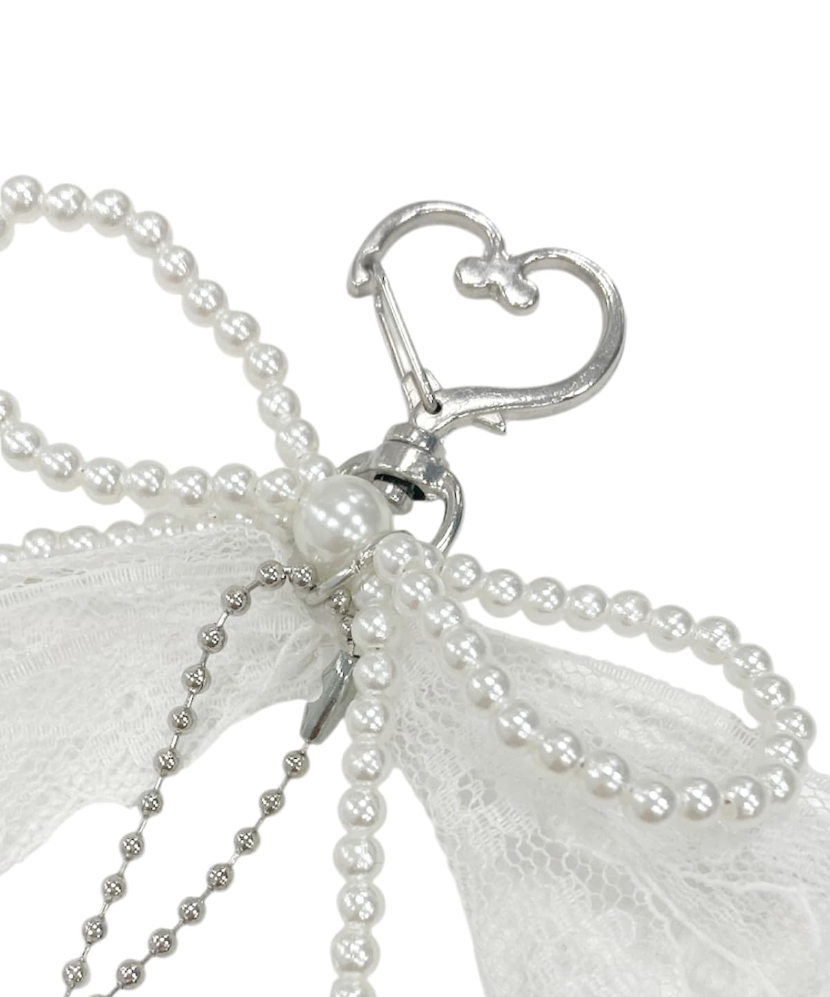 レースリボンバッグチャーム