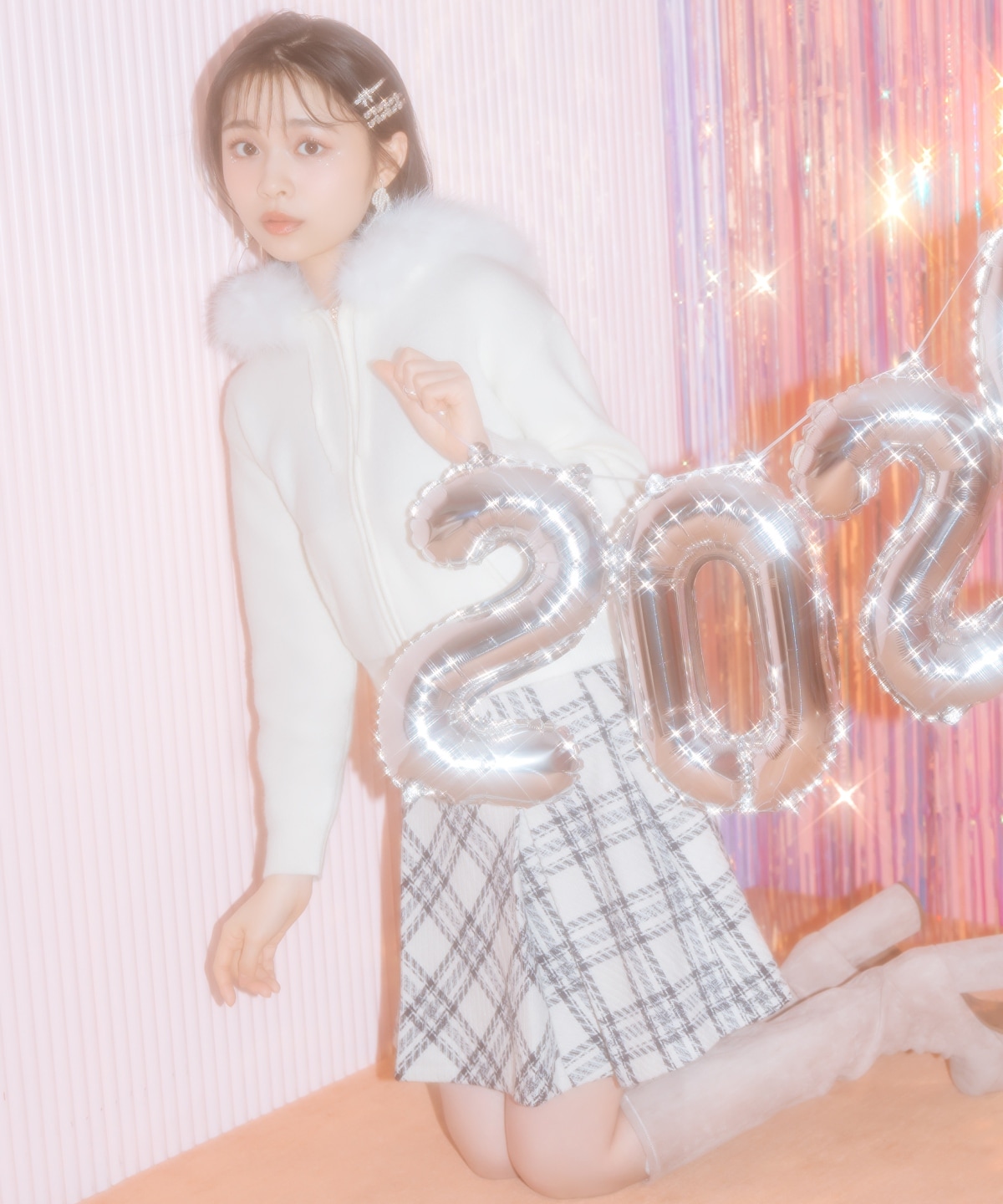 【1/1(thu)10時発売 New Year's Item】ボックスプリーツミニスカート