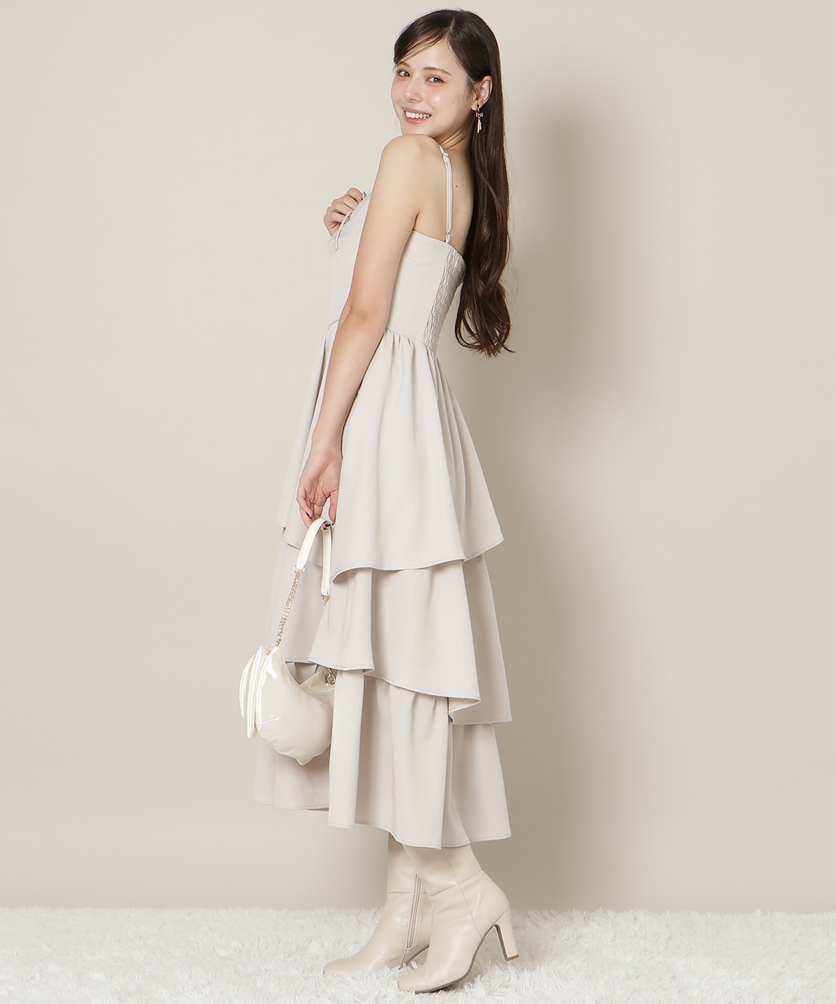 【New Year's Item】ティアードキャミワンピース