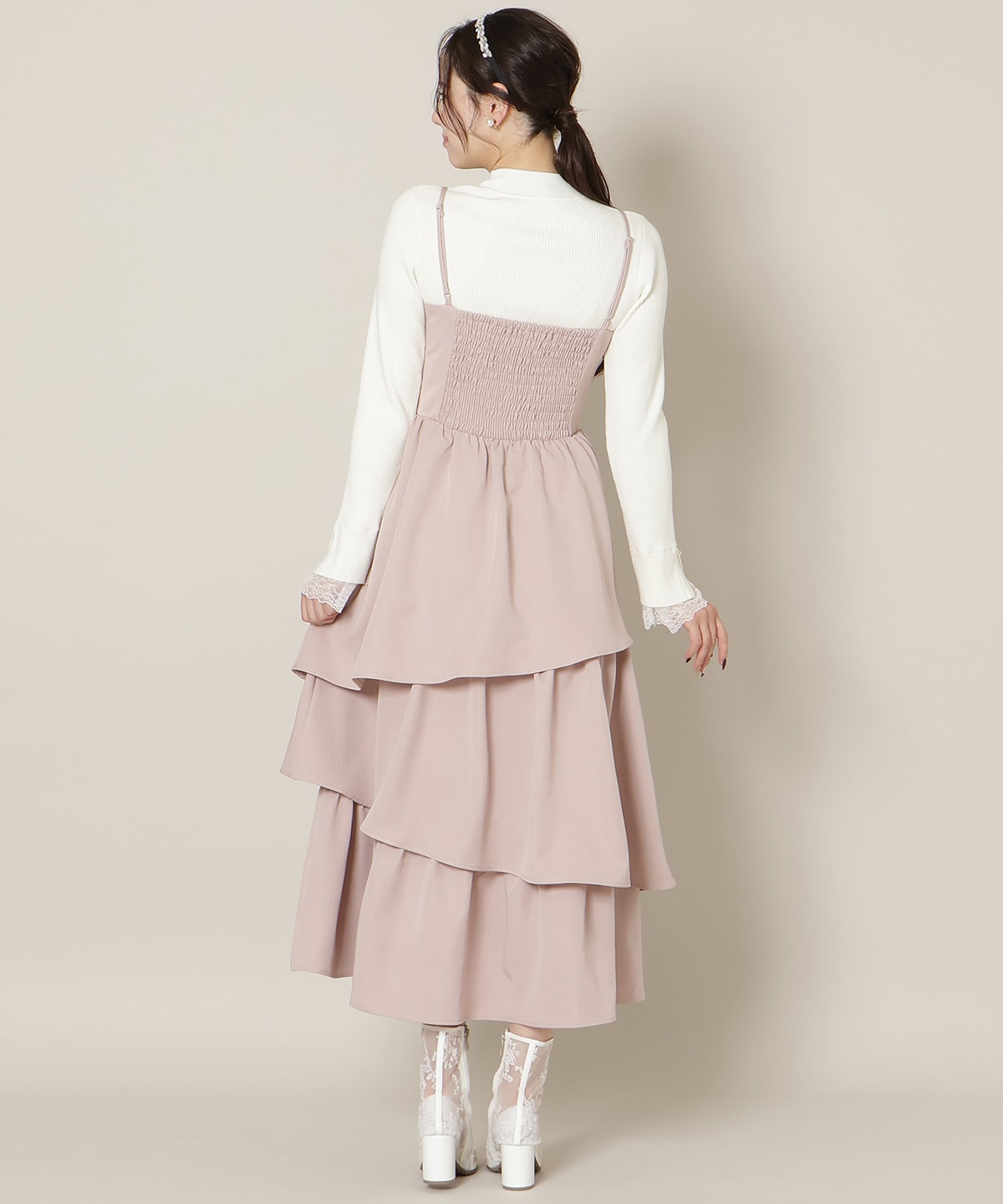 【New Year's Item】ティアードキャミワンピース