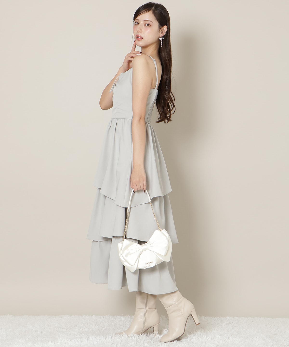 【New Year's Item】ティアードキャミワンピース