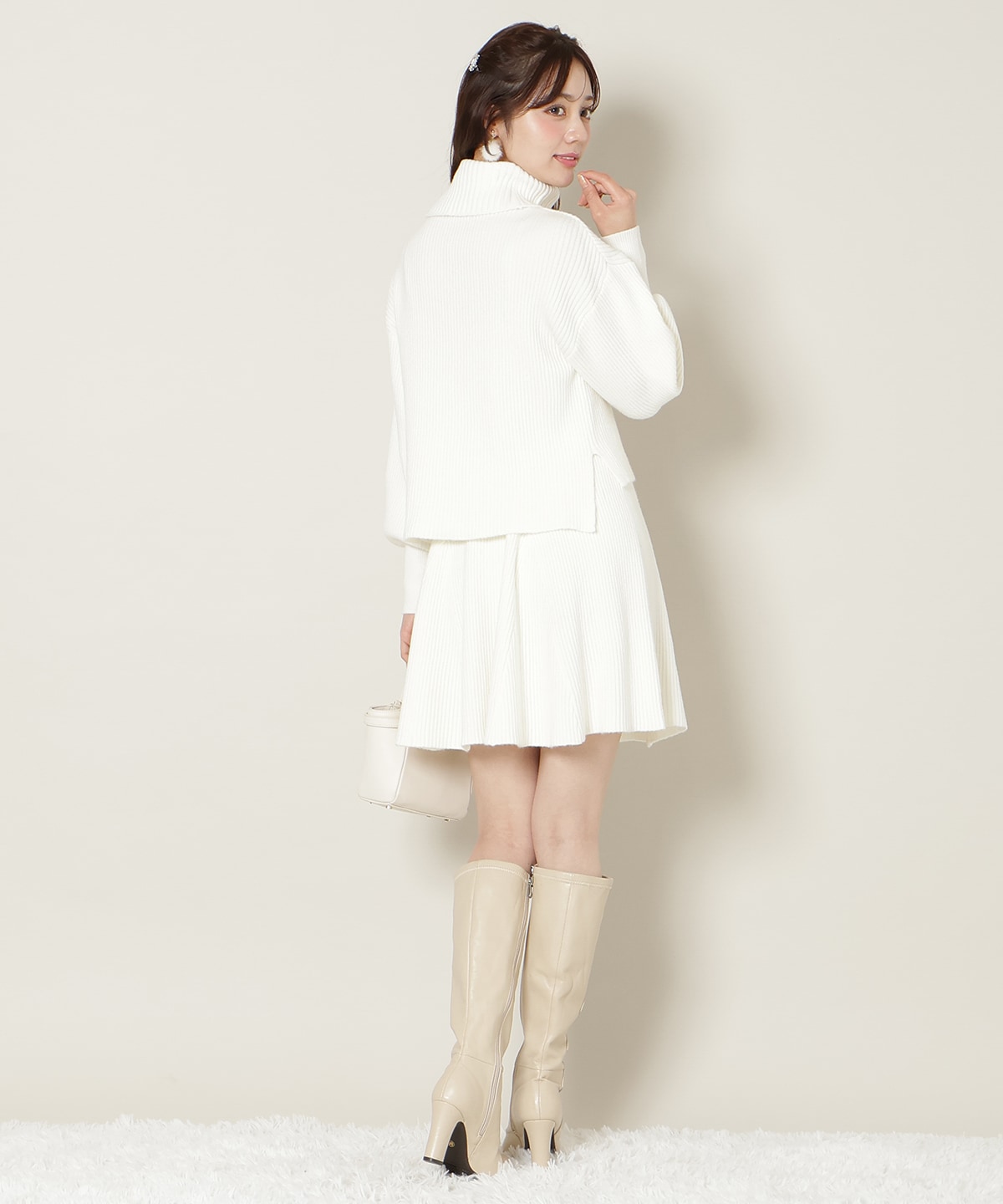 【12/5(fri)10時発売】オフタートル×スカートニットSETUP