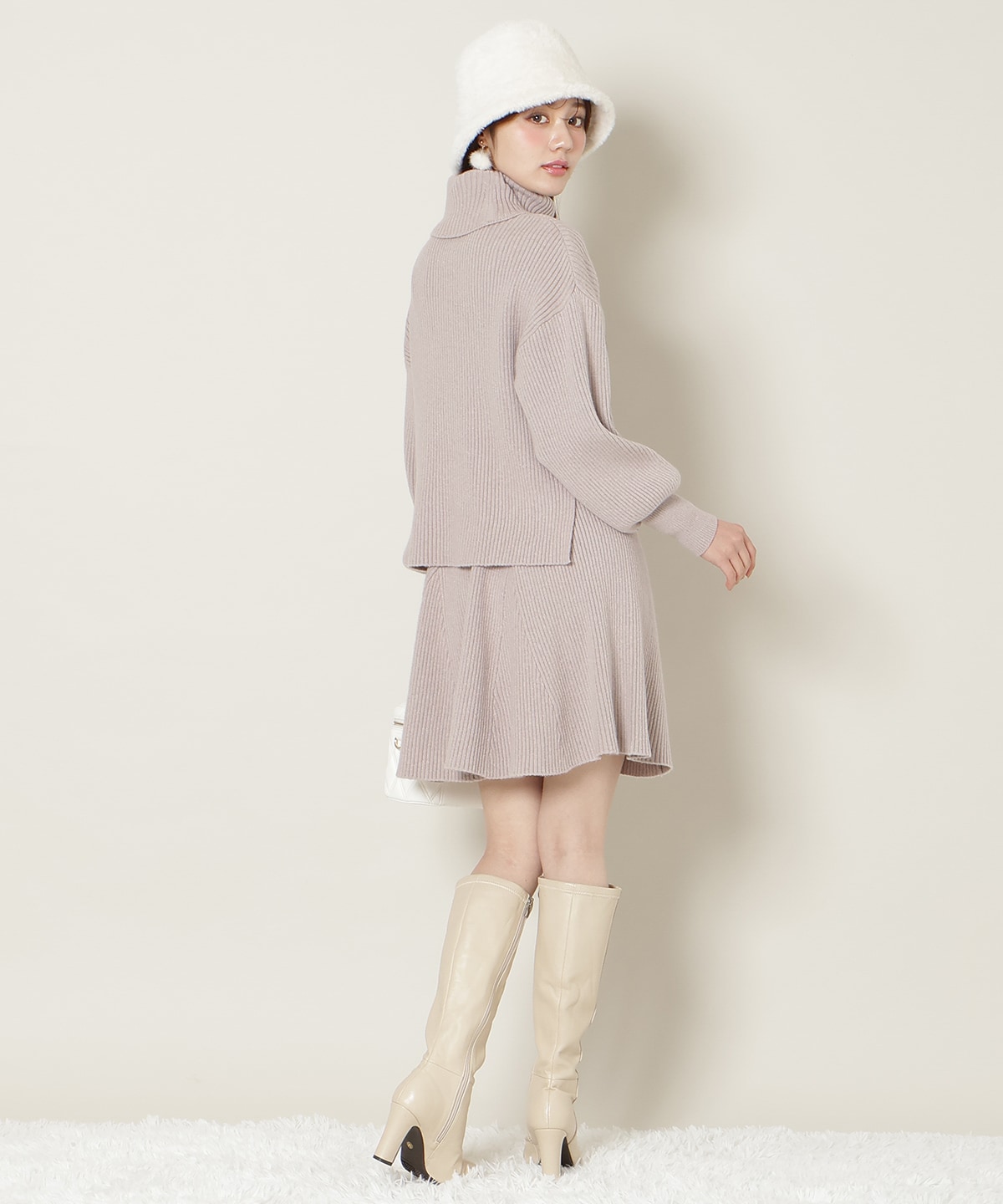 【12/5(fri)10時発売】オフタートル×スカートニットSETUP