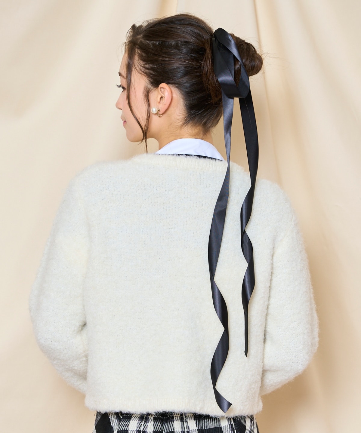 ループヤーンニットジャケット