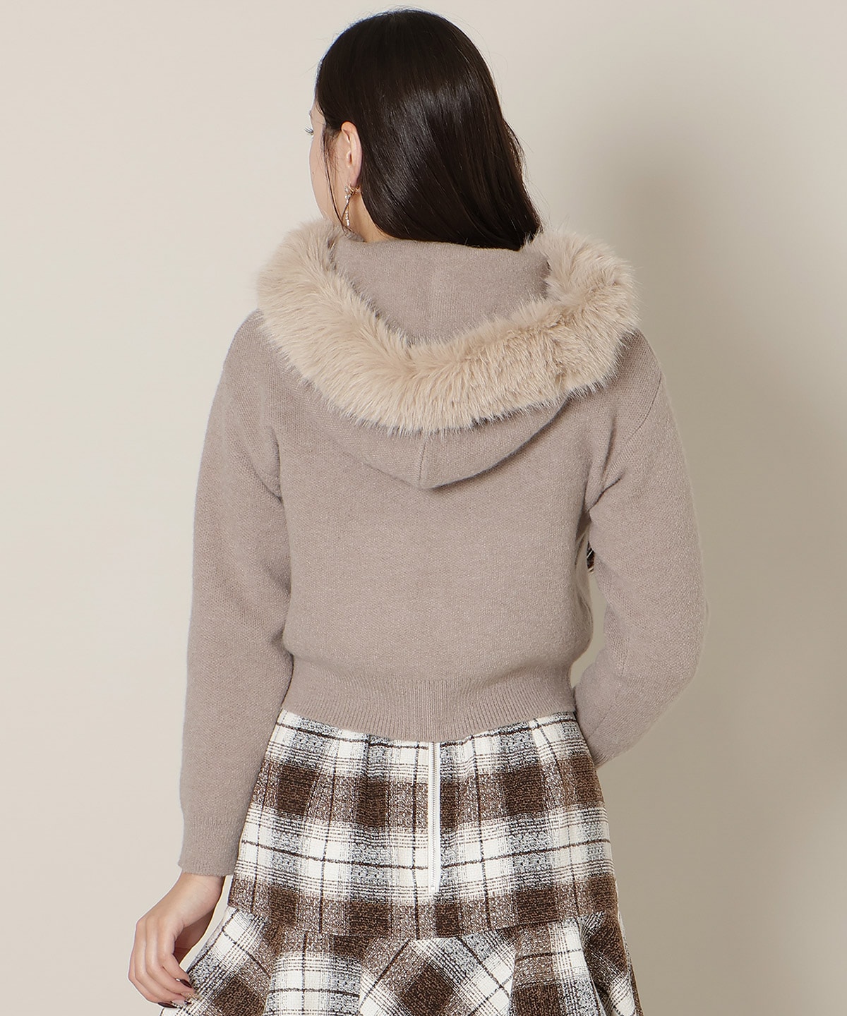 【1/1(thu)10時発売 New Year's Item】フードファーニットパーカー