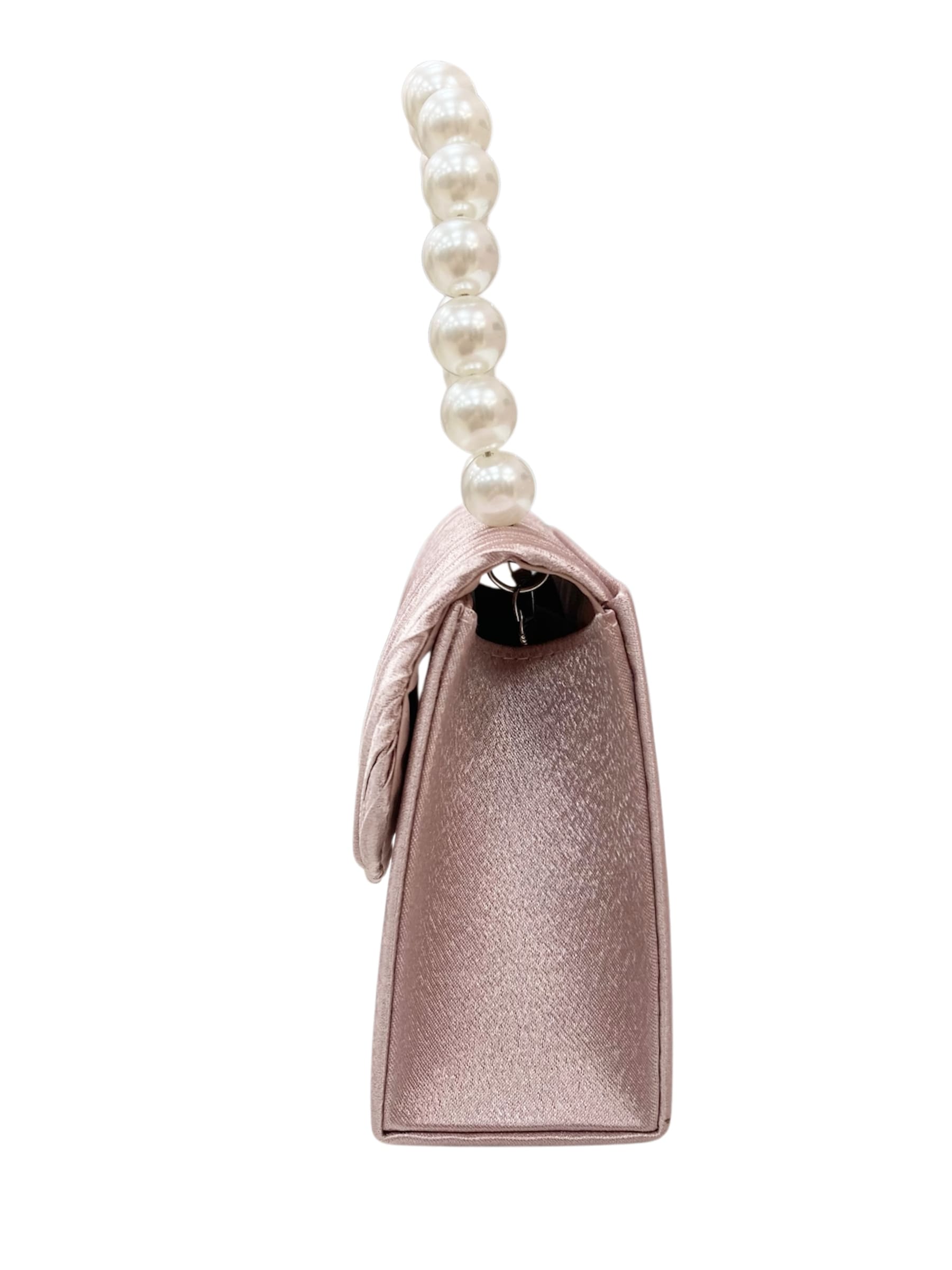 パールプリーツデザインバッグ