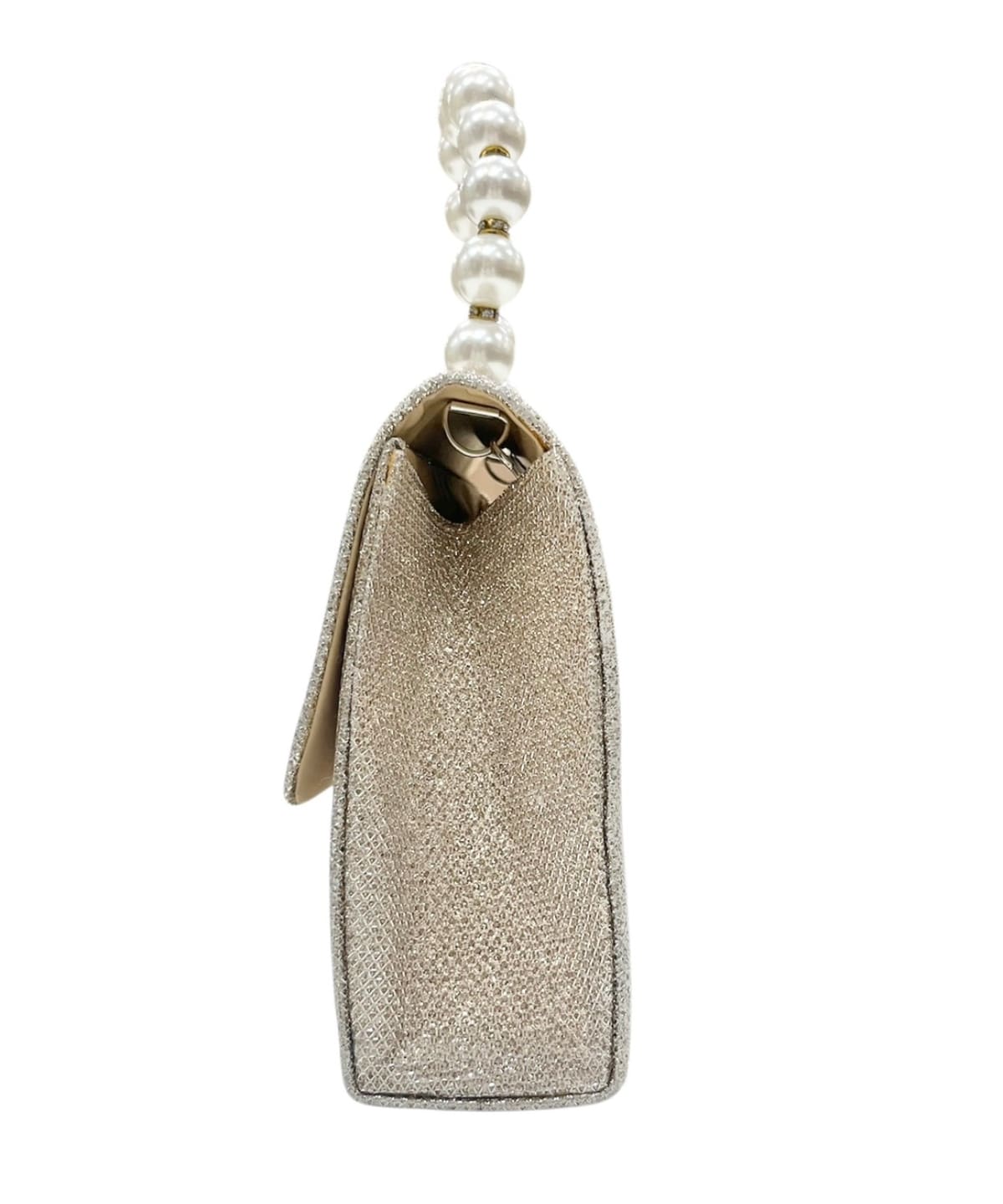 ラメパールハンドバッグ