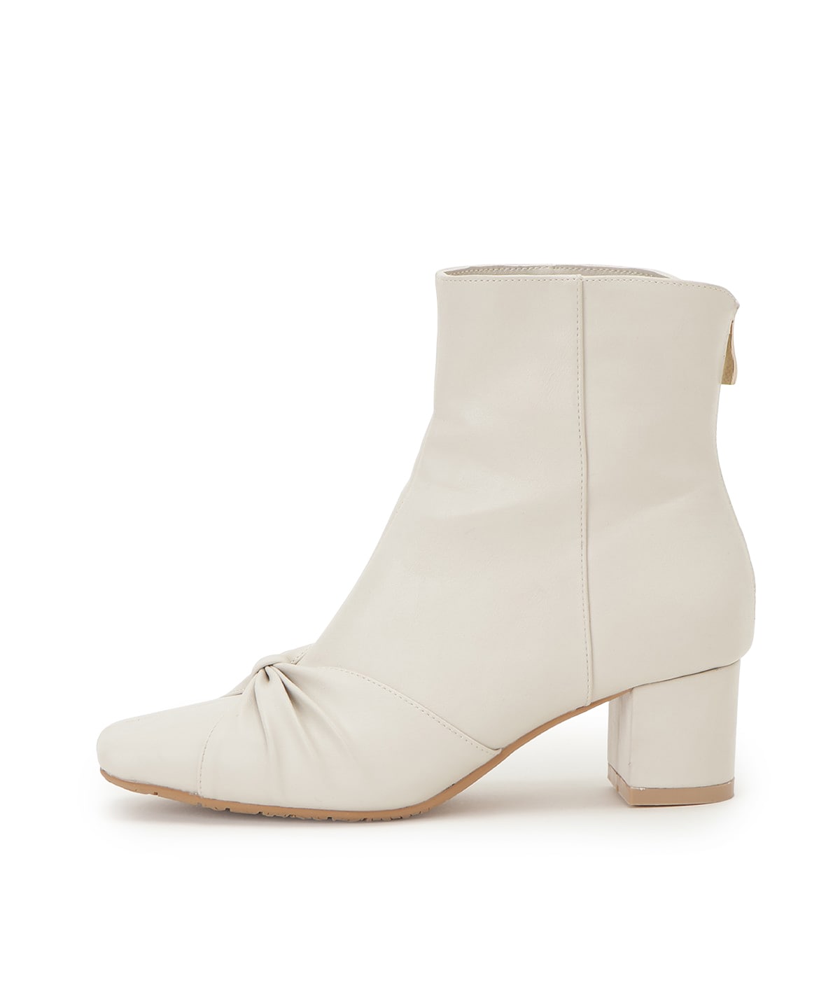 フロントリボンショートブーツ