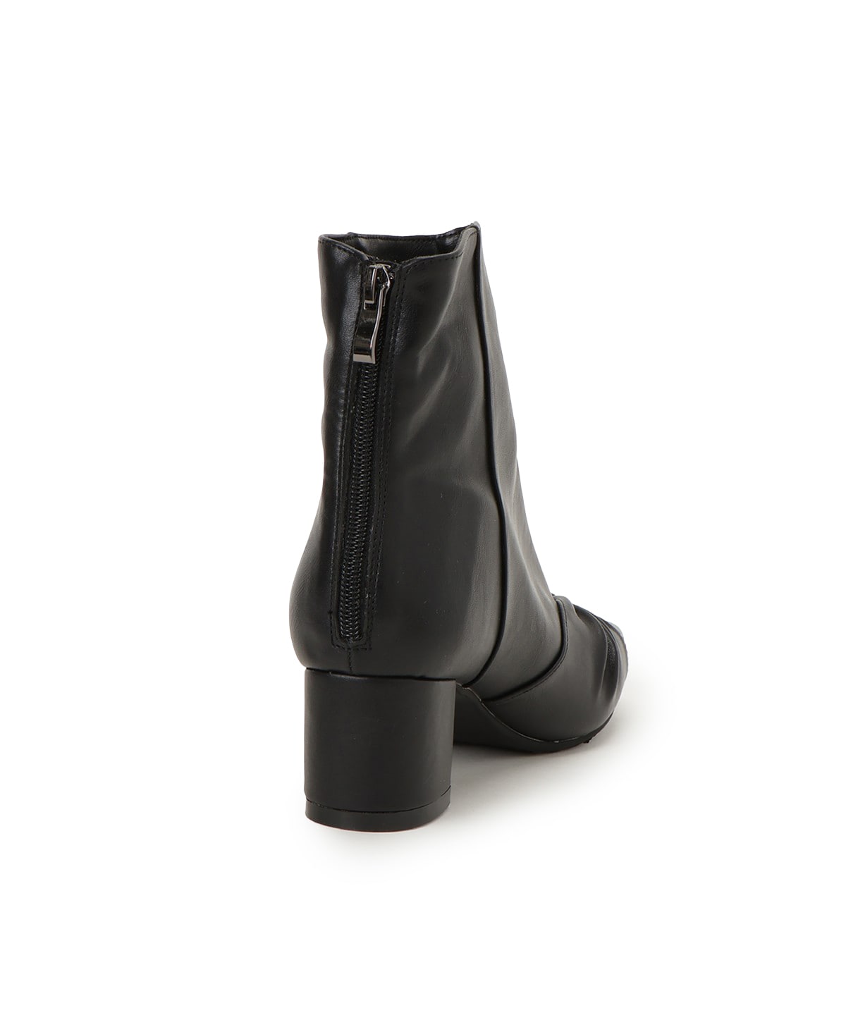 フロントリボンショートブーツ