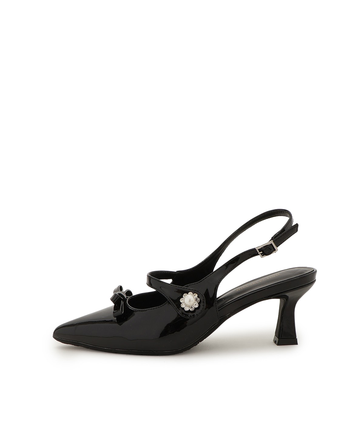 スリングバックリボンパンプス