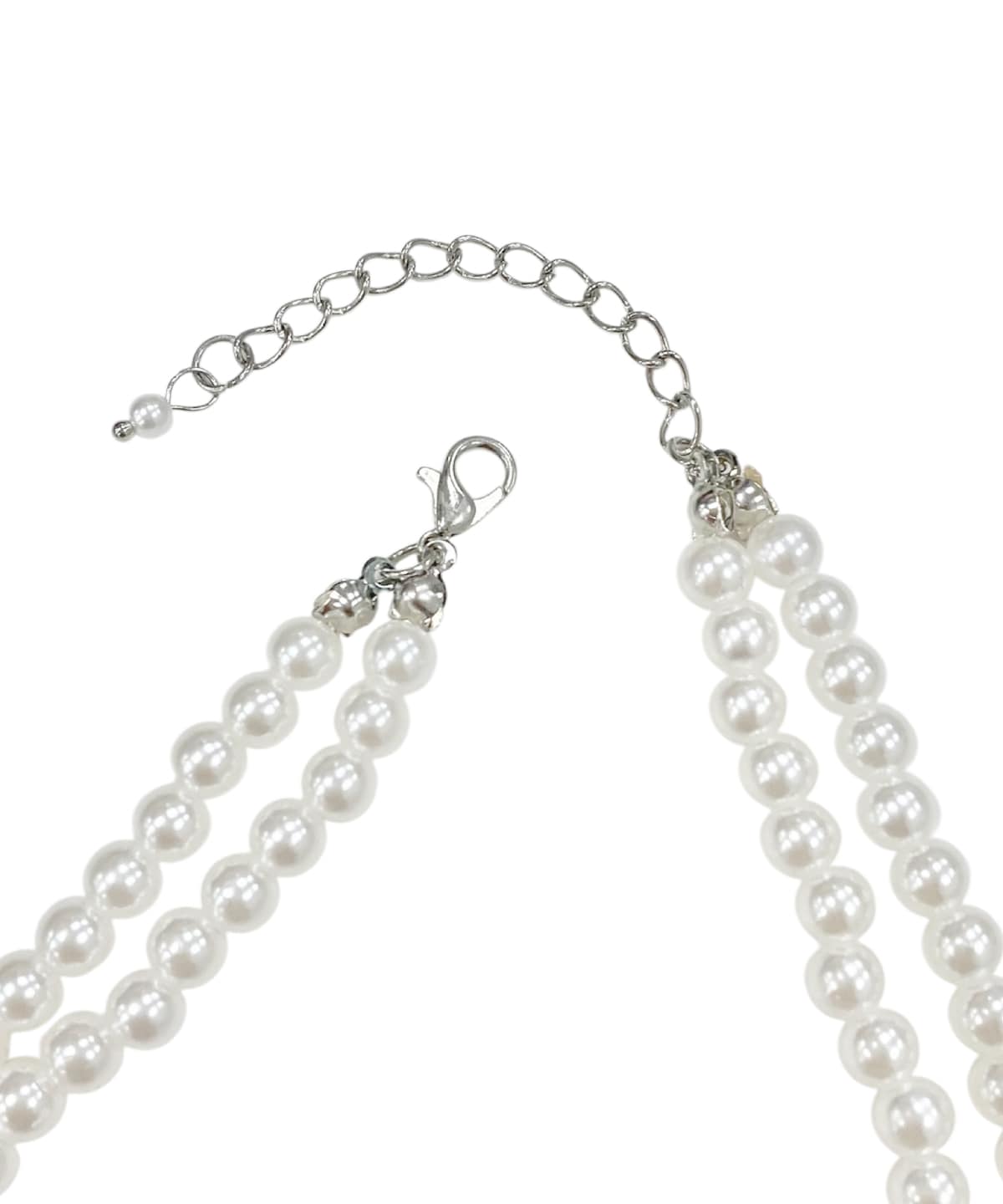 フラワービジューパールネックレス