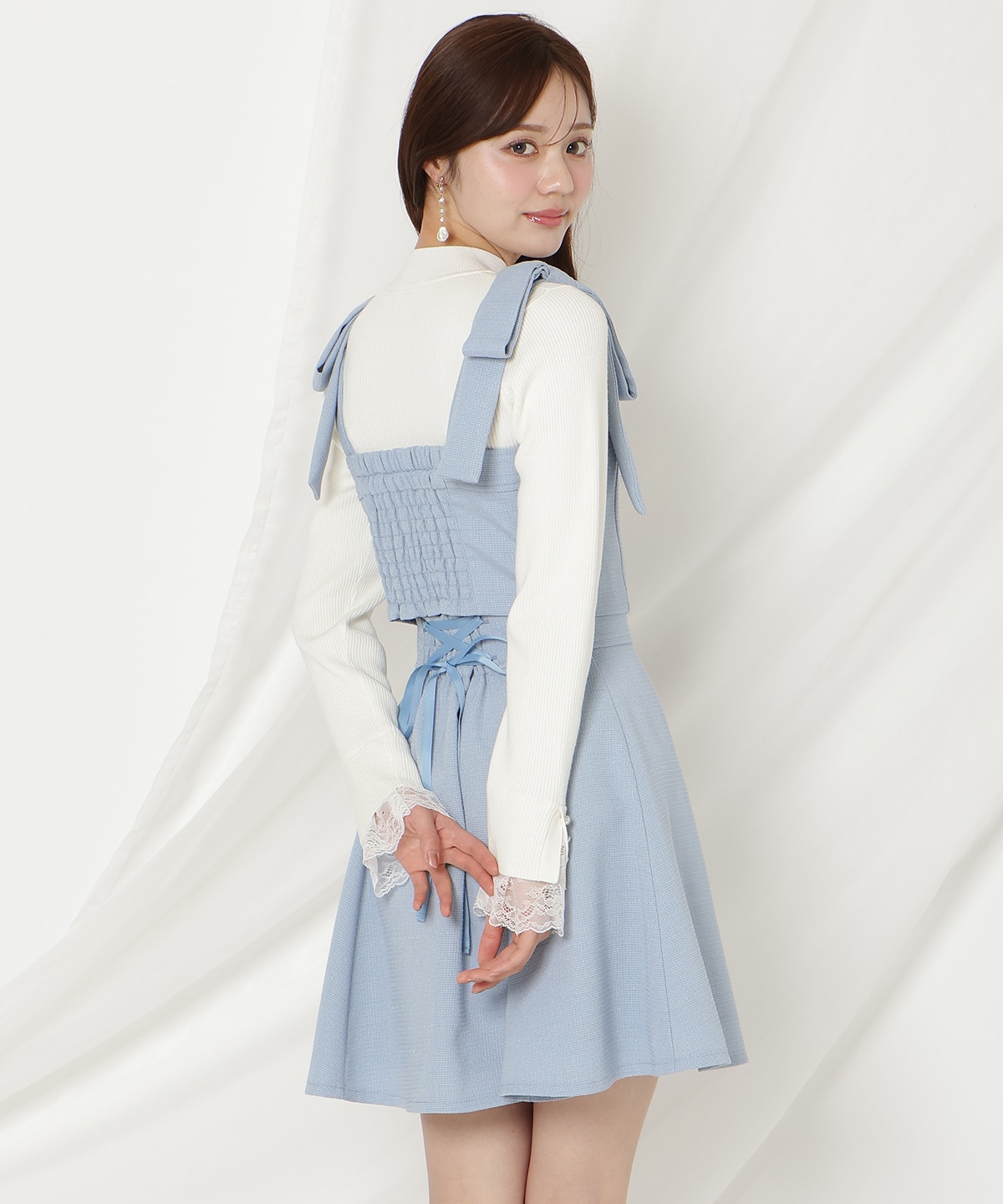 【2/11(wed)10時発売】リボンショルダービスチェ