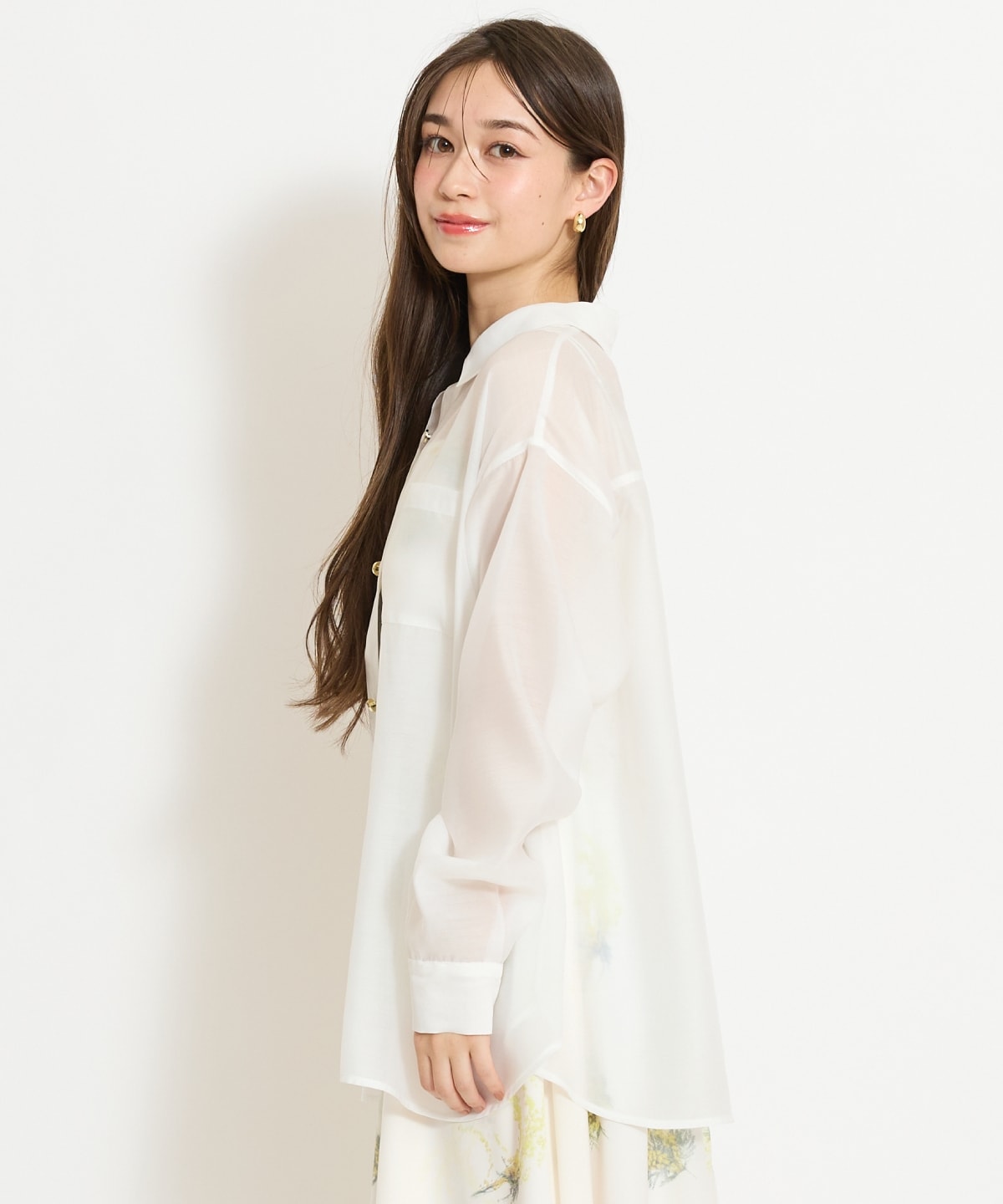 エアリーシアーシャツ