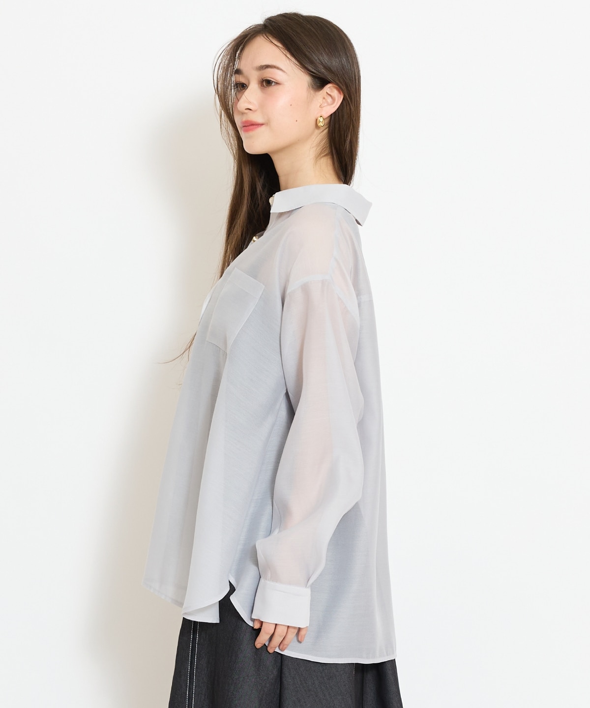 エアリーシアーシャツ