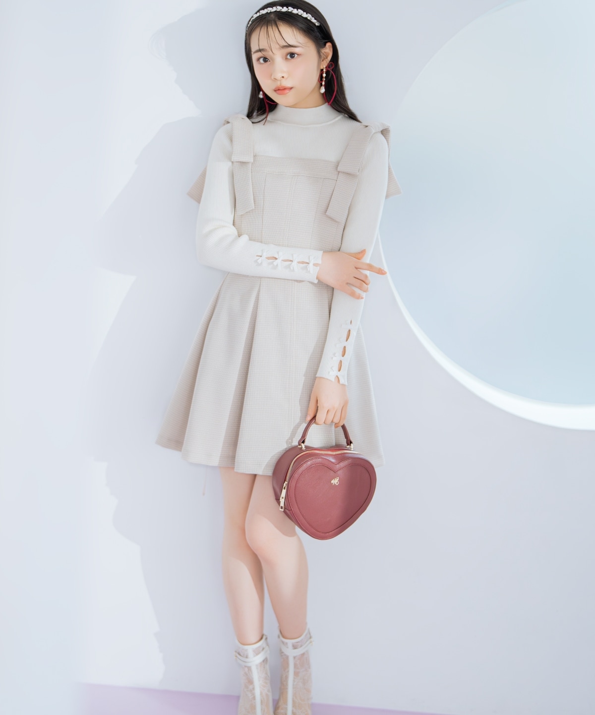 【2/11(wed)10時発売】ハイウエストフレアミニスカート