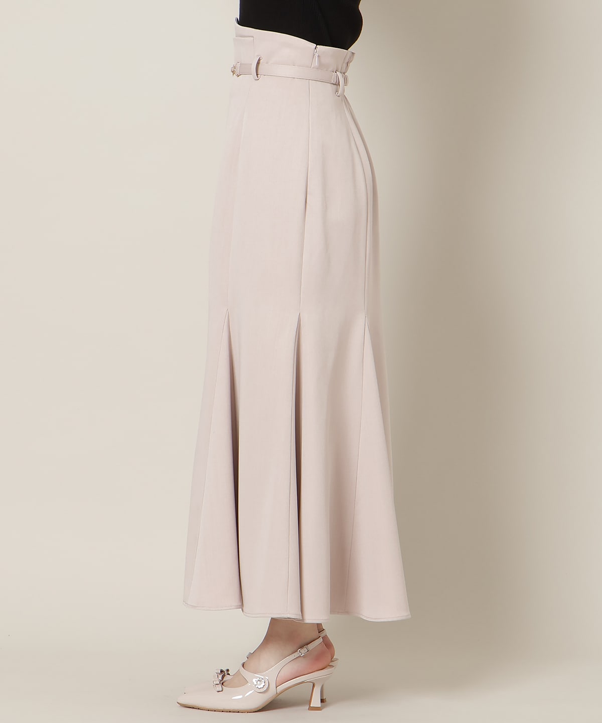 ビットベルト付きマーメイドスカート