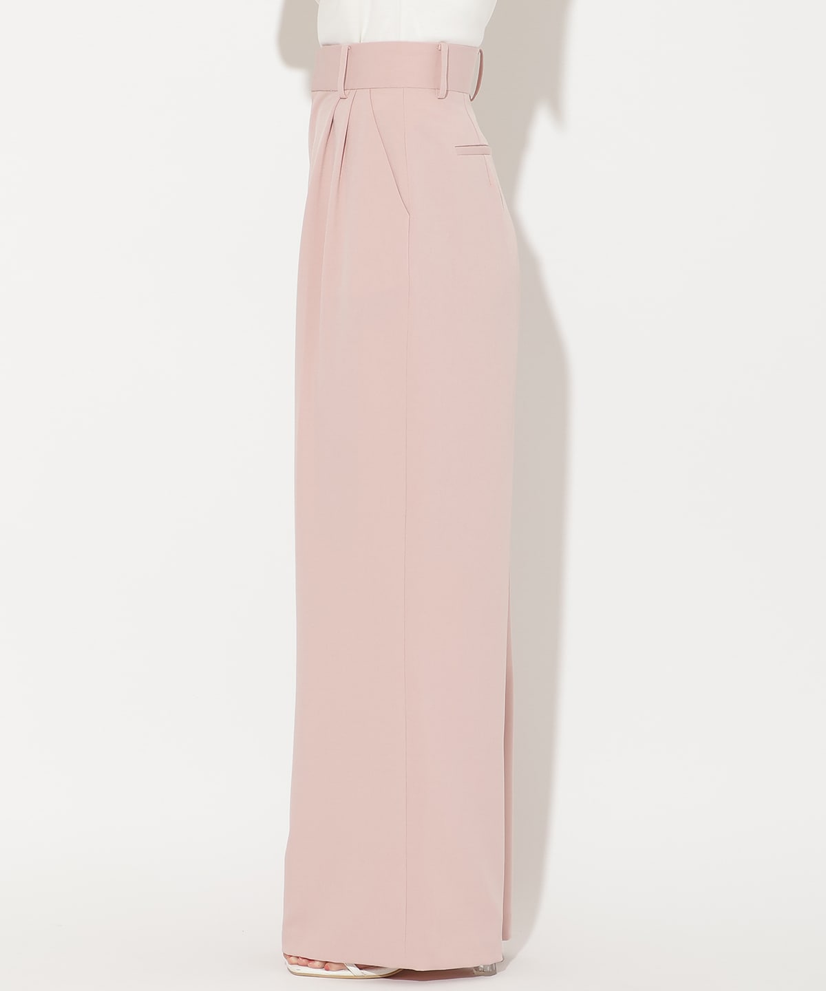 ダブルタックワイドパンツ