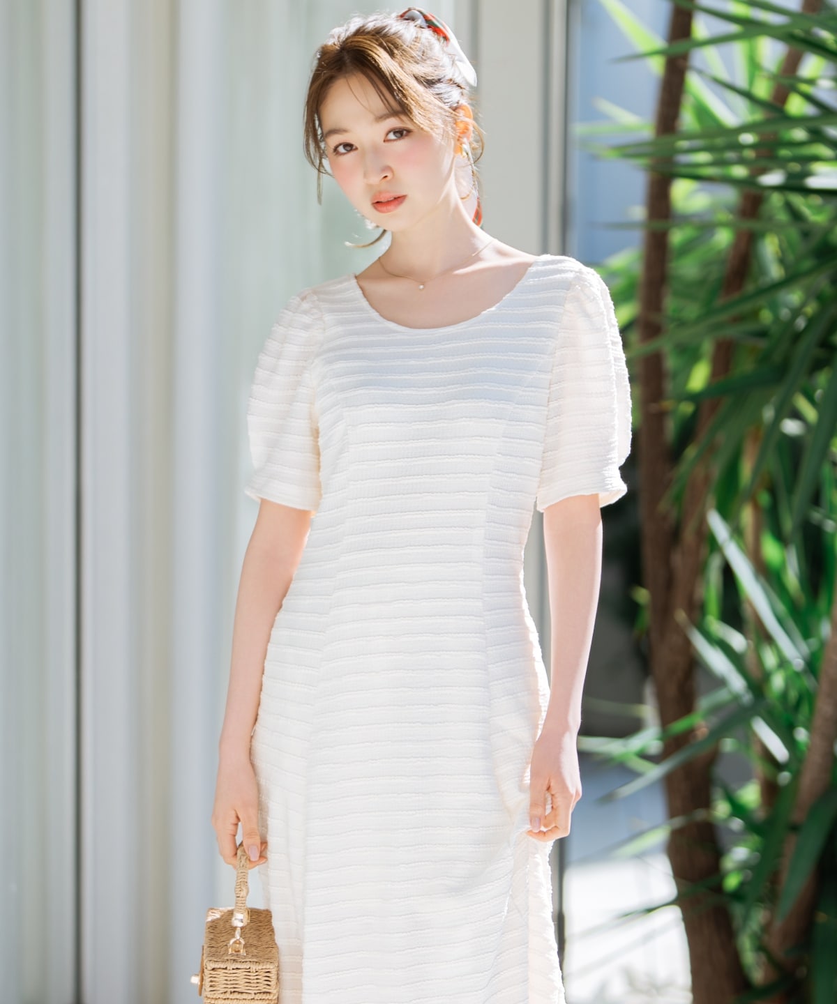 【4/24(fri)10時発売】バックオープンフレアカットワンピース